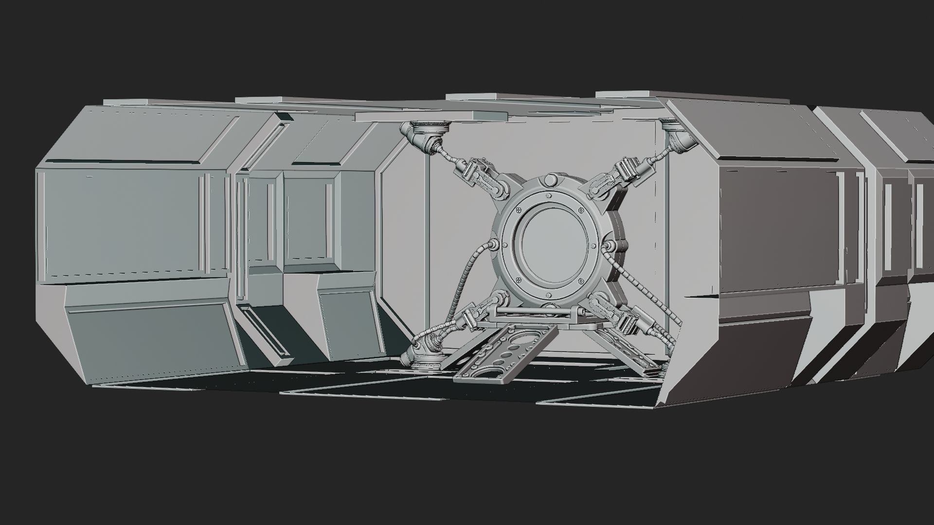 Sci-fi Portal 3D model_18