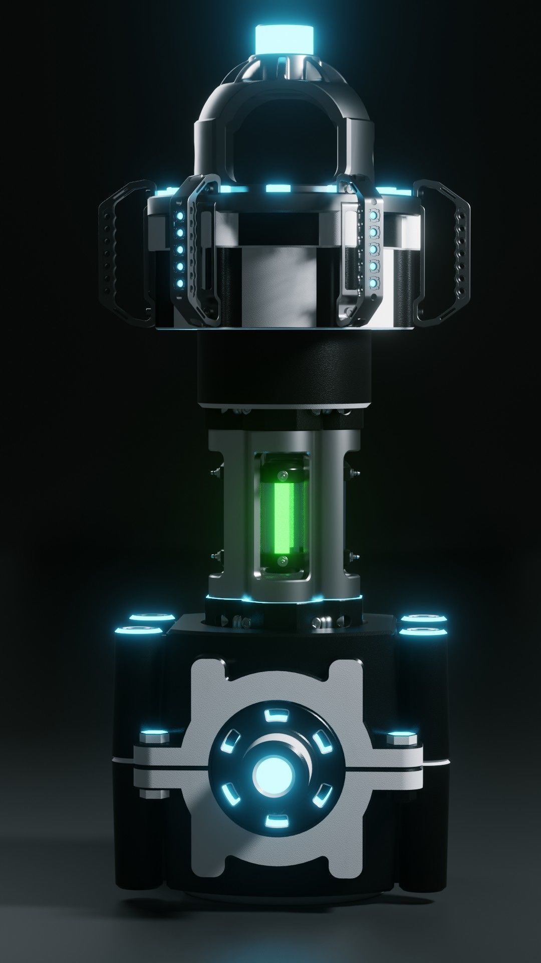 Sci-fi- Animated Medikit 3D model_8