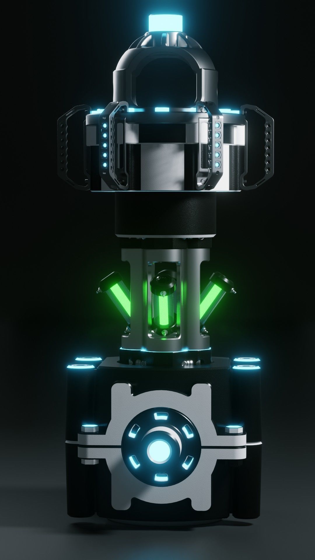 Sci-fi- Animated Medikit 3D model_10