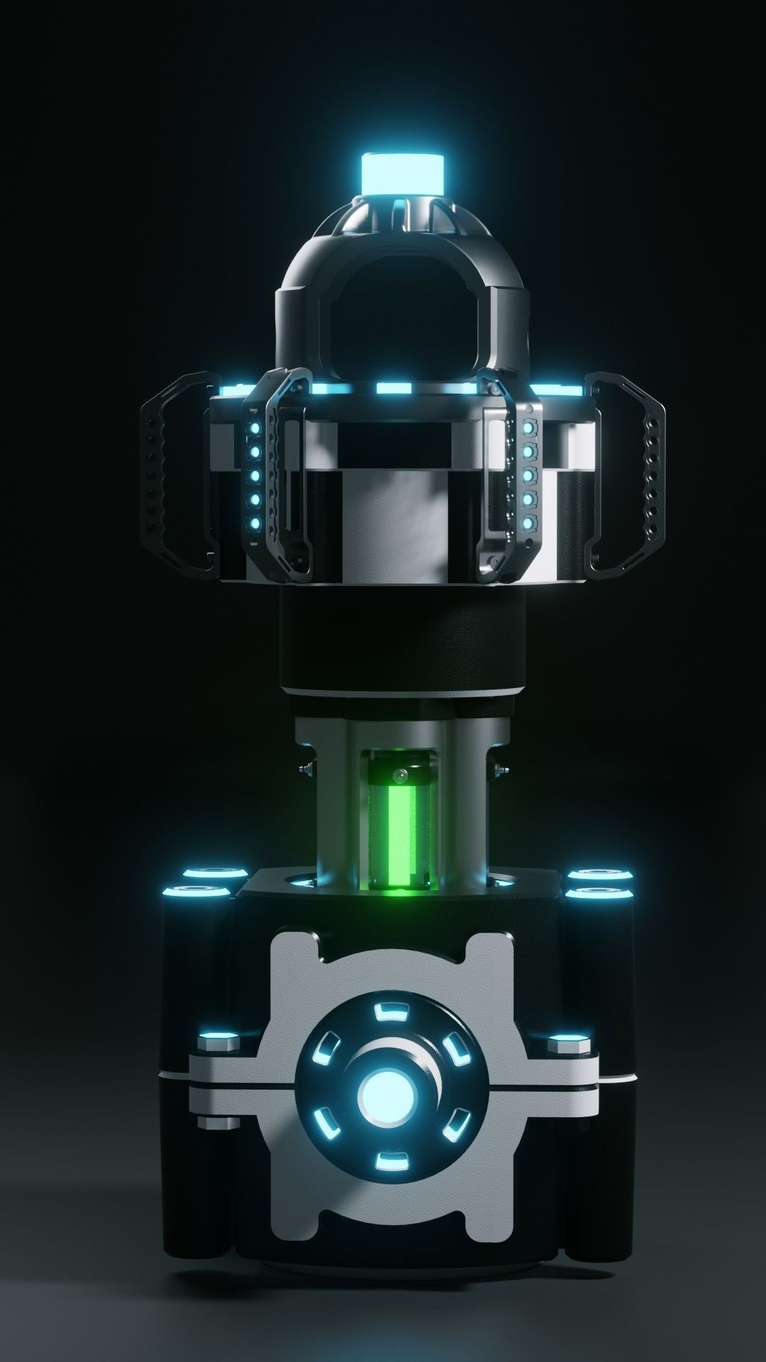 Sci-fi- Animated Medikit 3D model_6