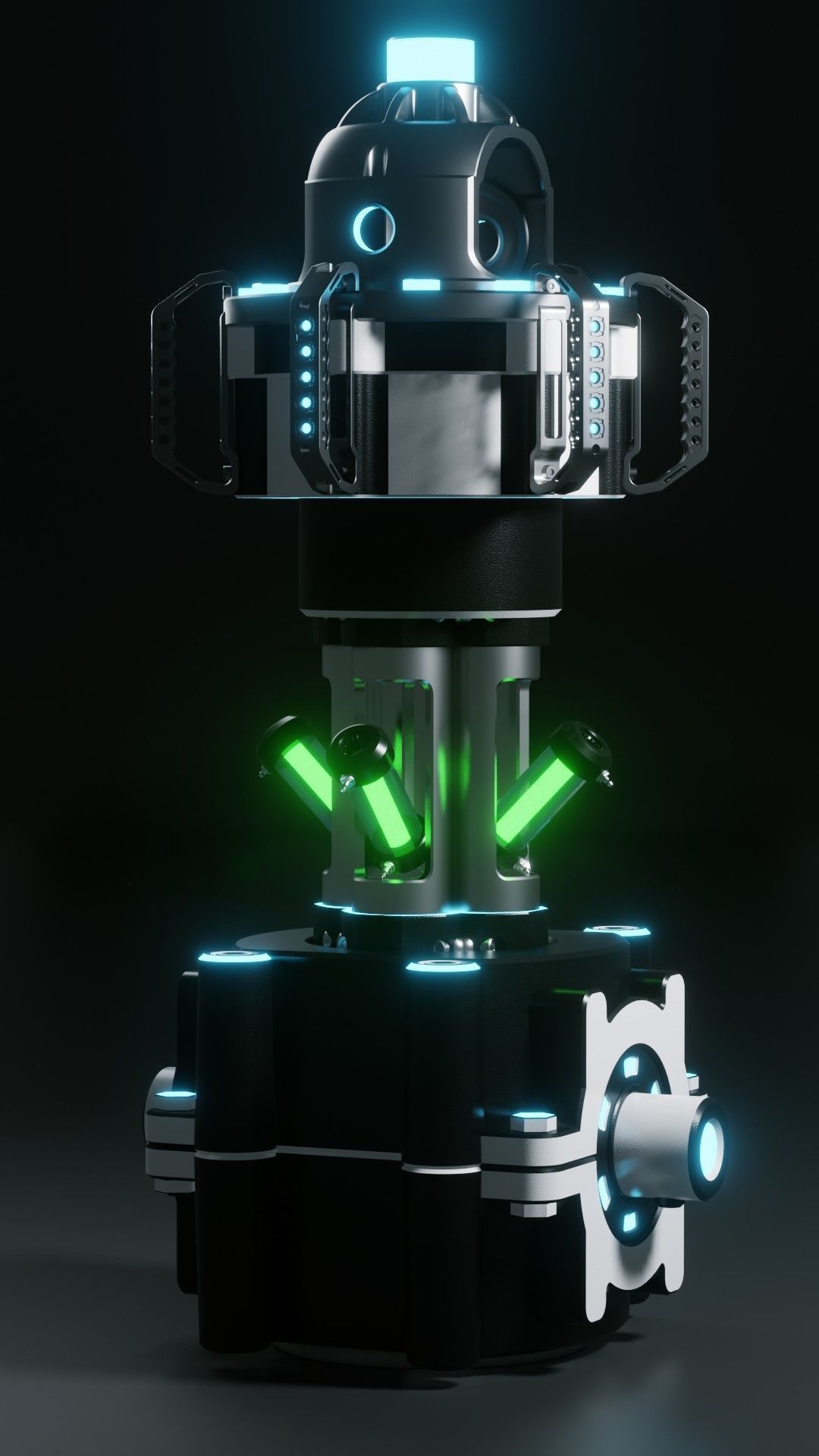 Sci-fi- Animated Medikit 3D model_16