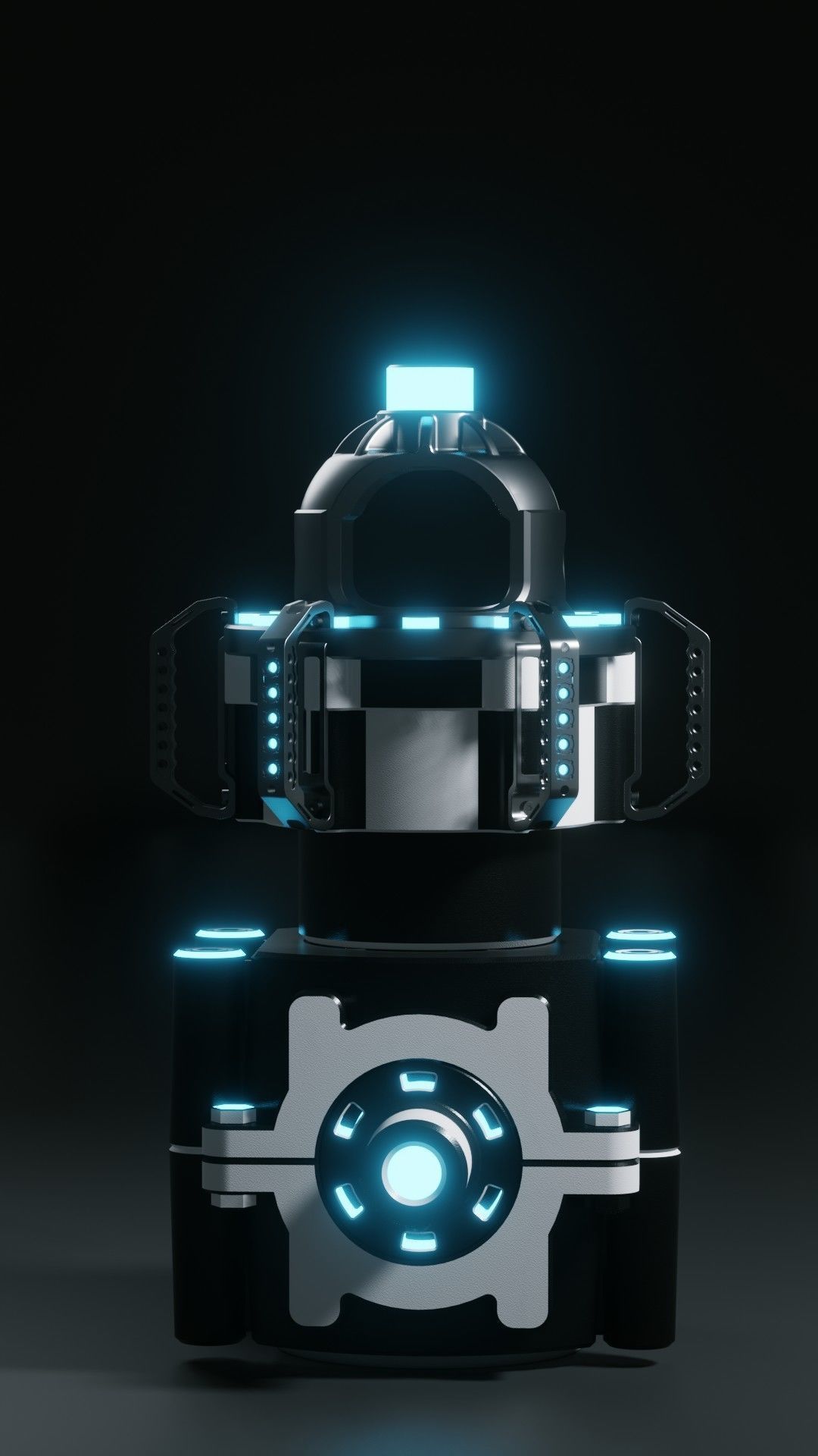 Sci-fi- Animated Medikit 3D model_4