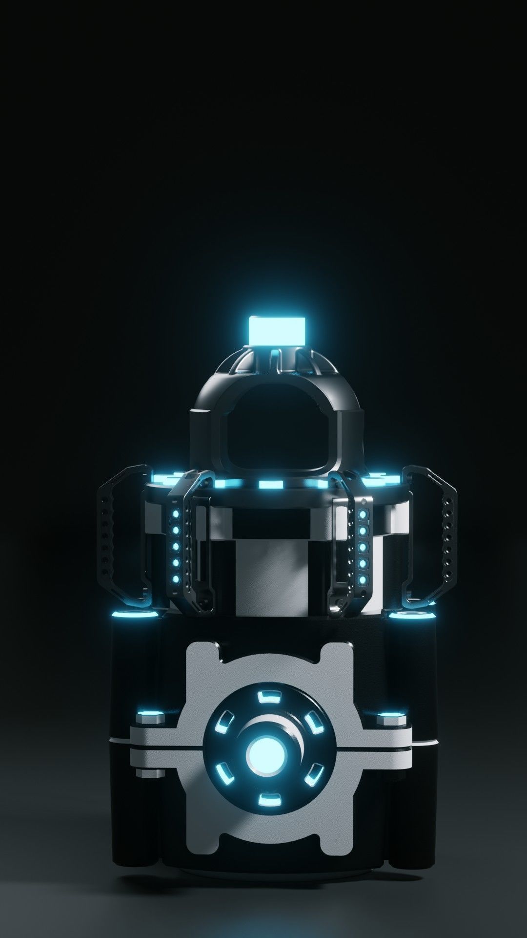 Sci-fi- Animated Medikit 3D model_2