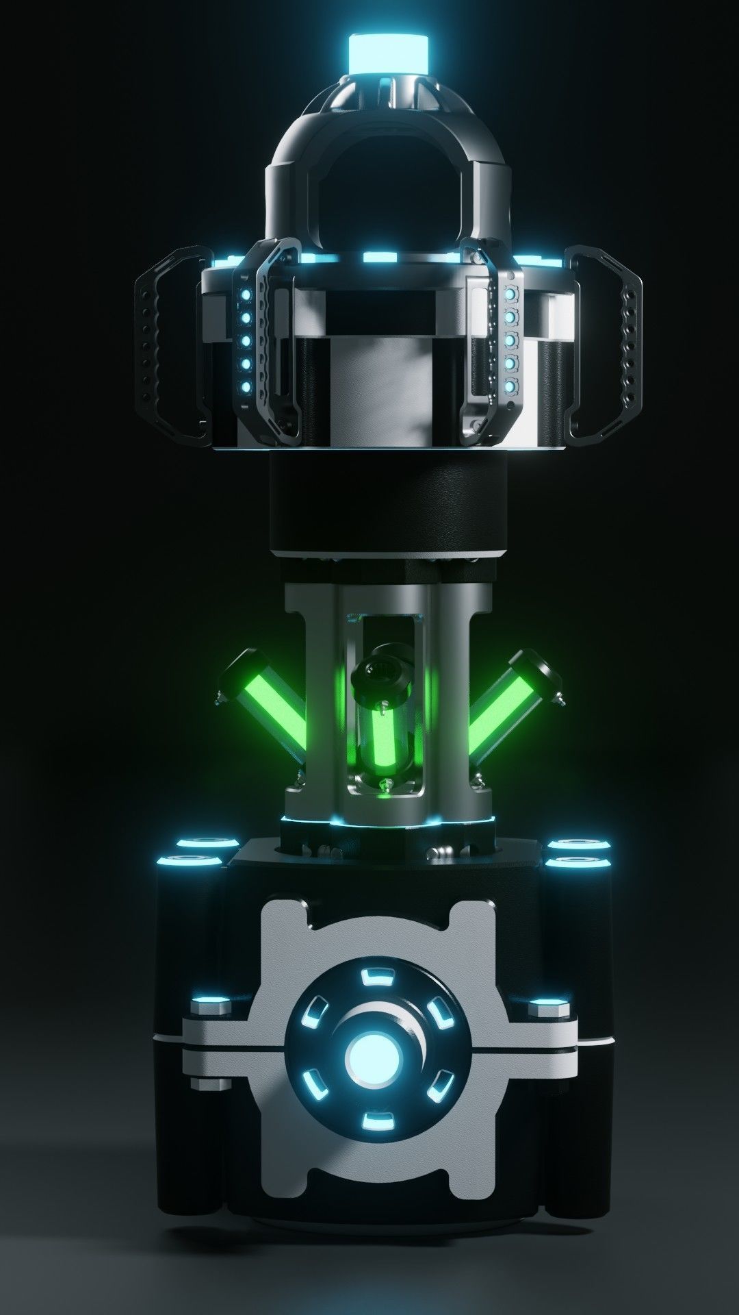 Sci-fi- Animated Medikit 3D model_12