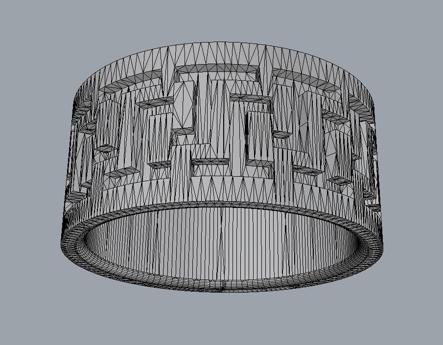 Greek Pattern Ring 3D print model_8