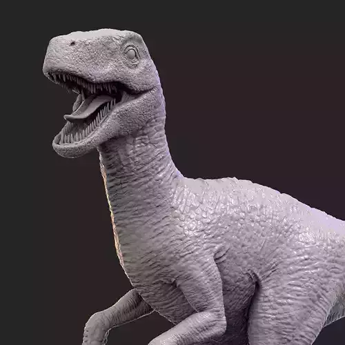 3D Raptor Dinosaur for 3d print 75mm