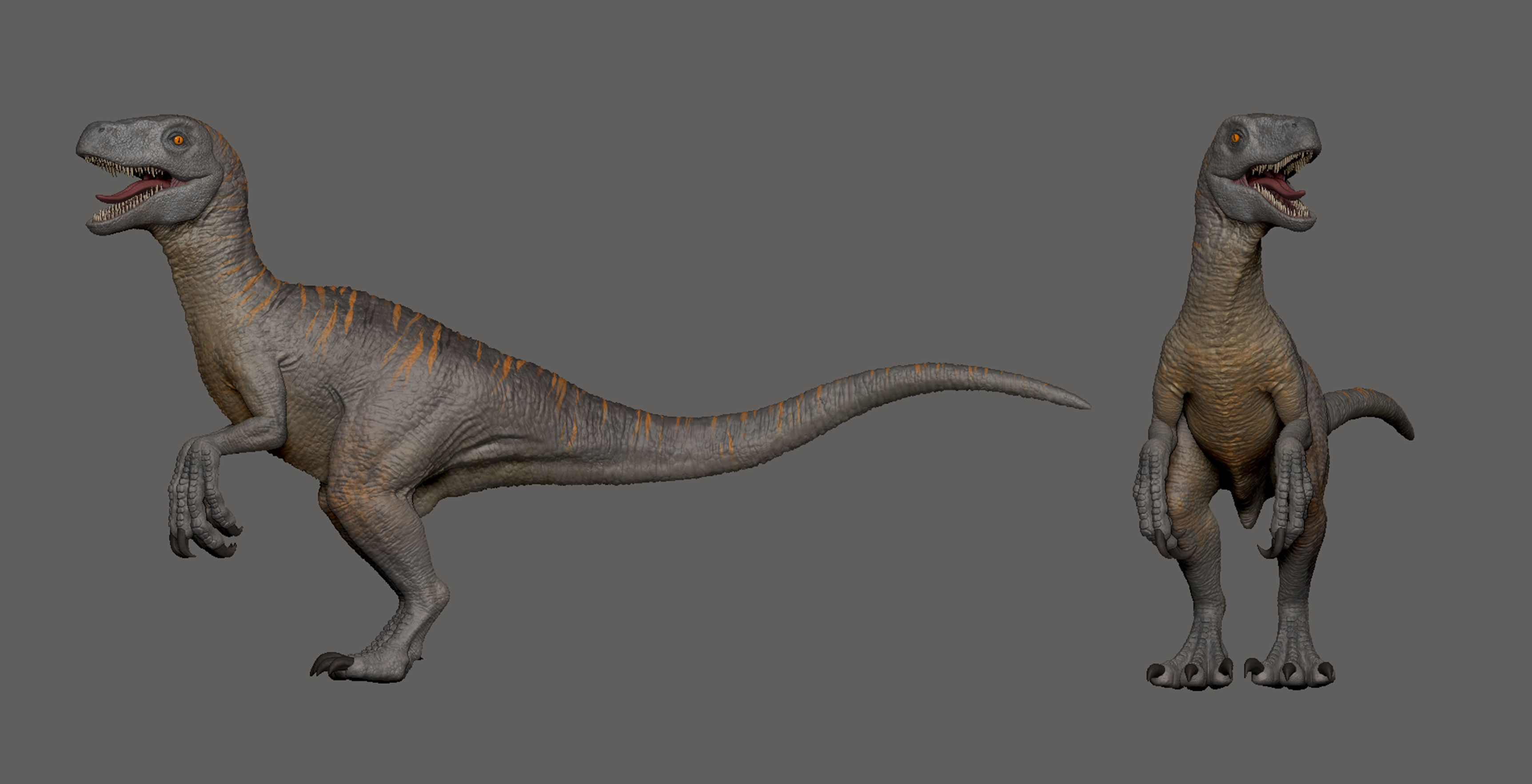3D Raptor Dinosaur for 3d print 75mm 3D model 3D printable | CGTrader