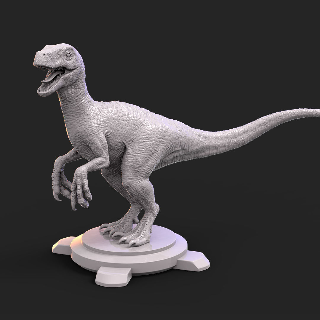 3D Raptor Dinosaur for 3d print 75mm 3D model 3D printable | CGTrader