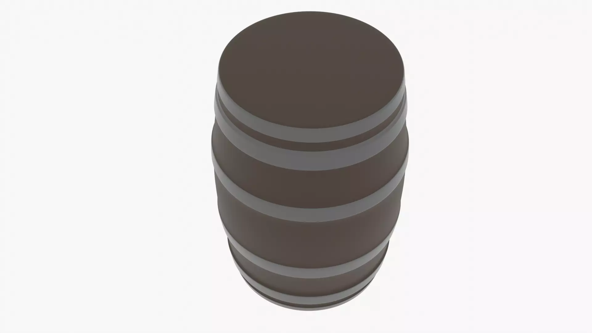 Barrels barrel Low-poly 3D model