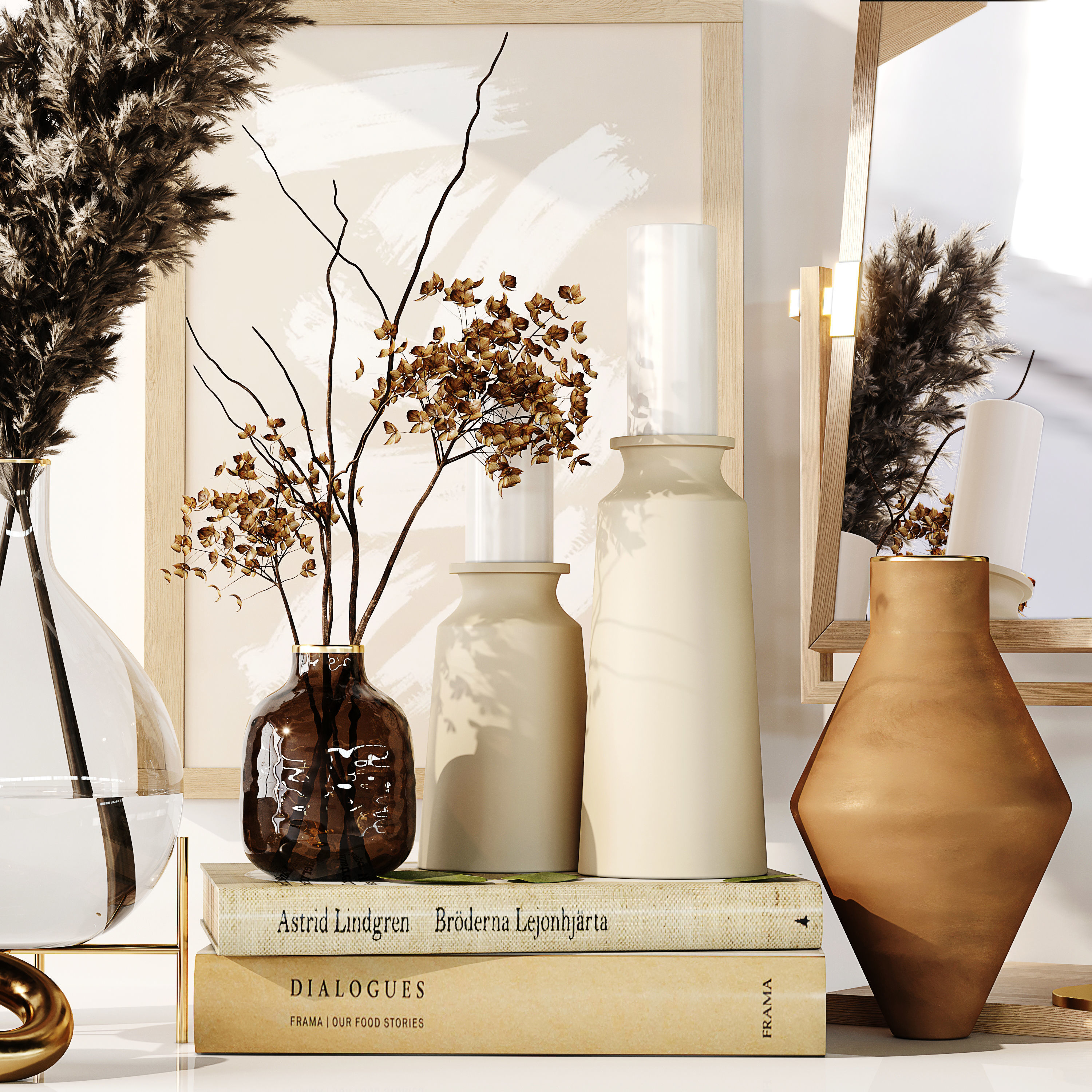 Decorative Set 127 3D model_9