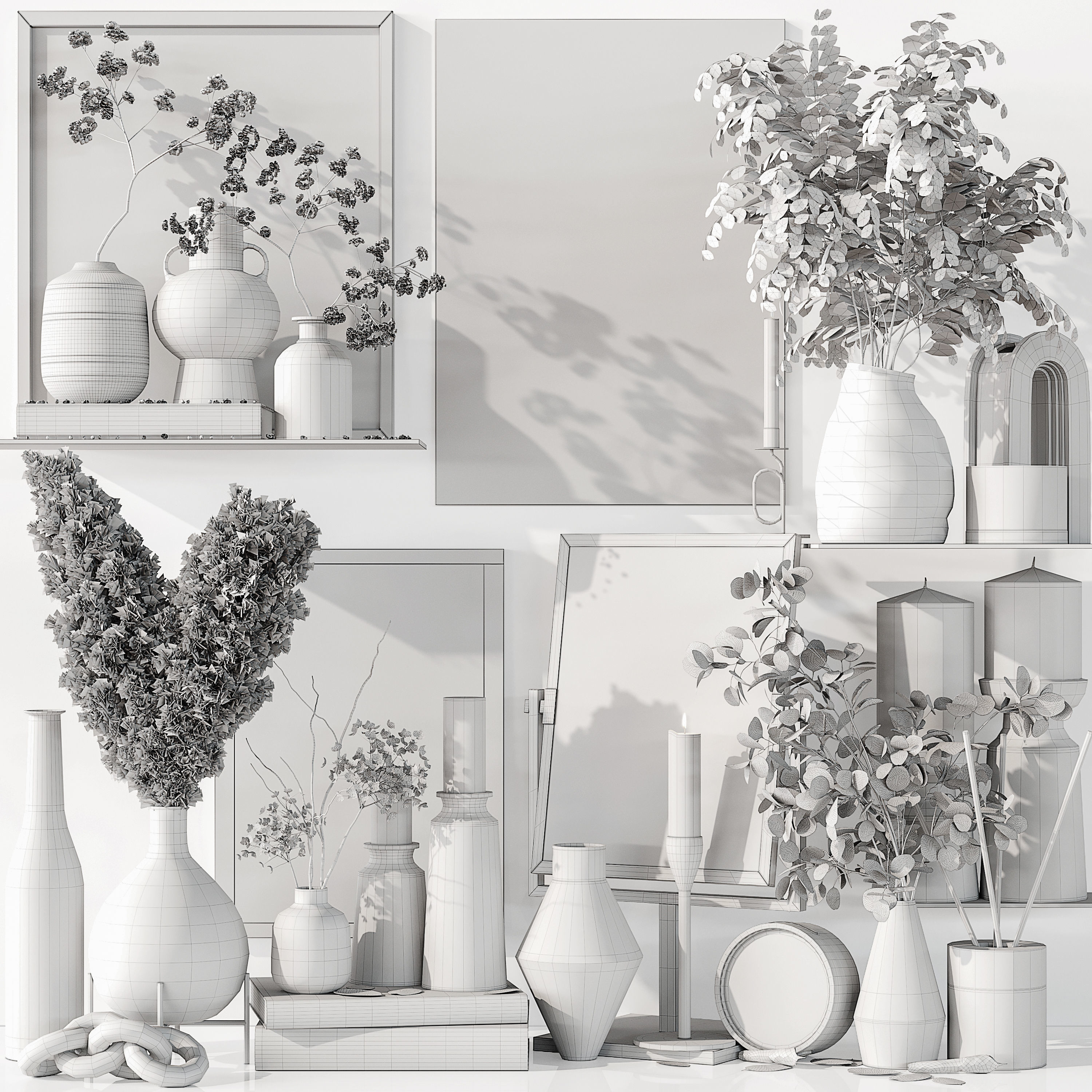 Decorative Set 127 3D model_6