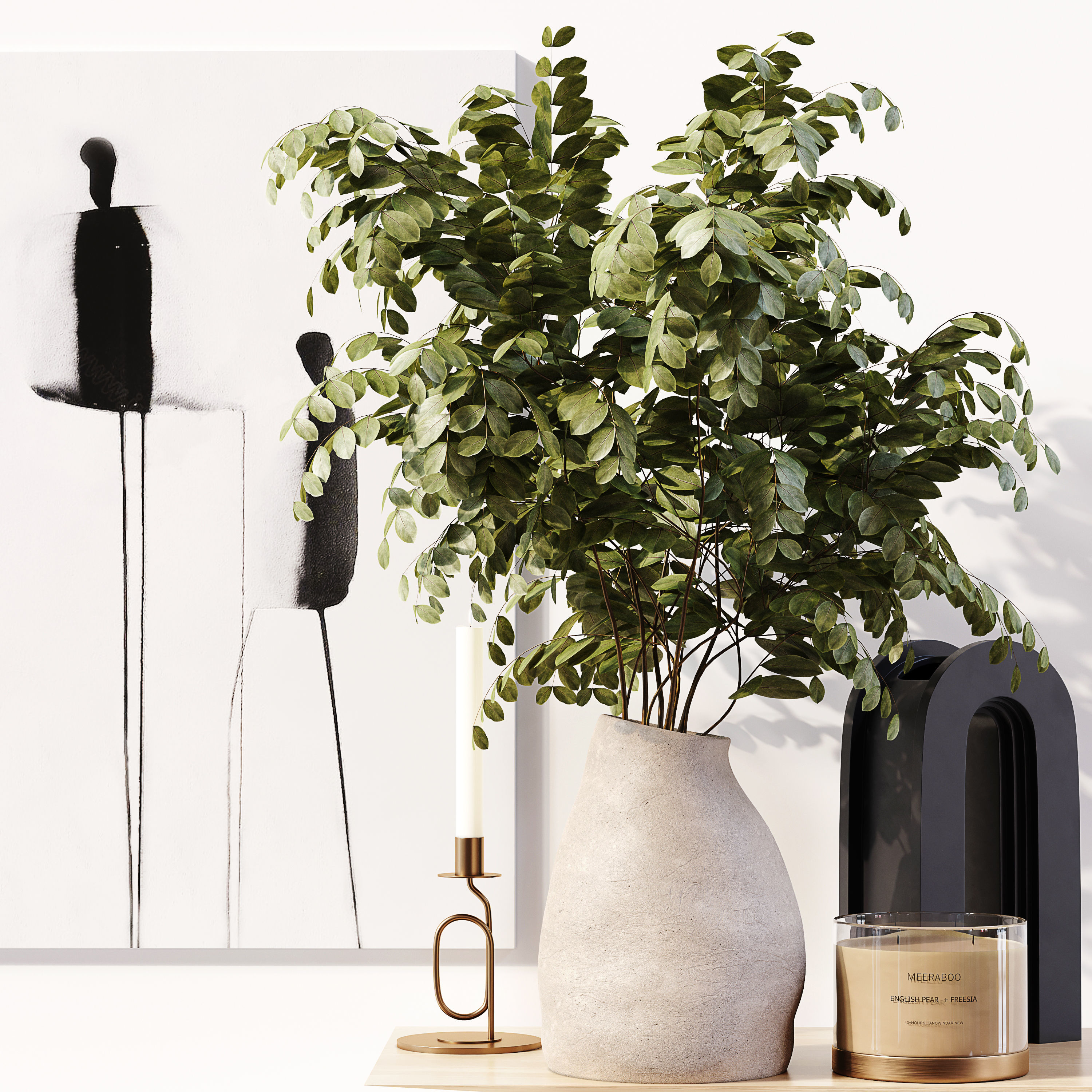 Decorative Set 127 3D model_10