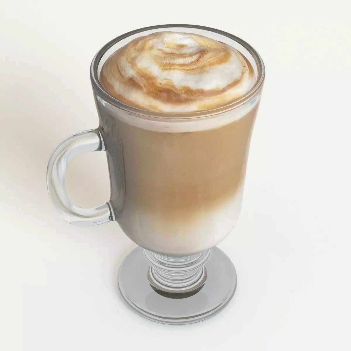 Coffee Latte 3D model_0