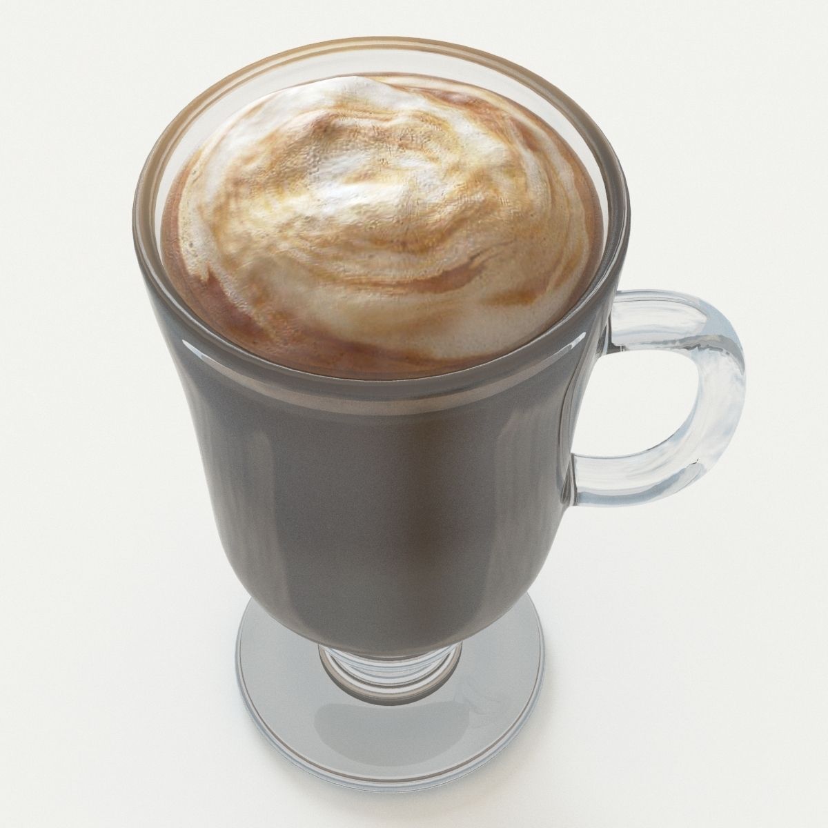 Coffee Latte 3D model_3