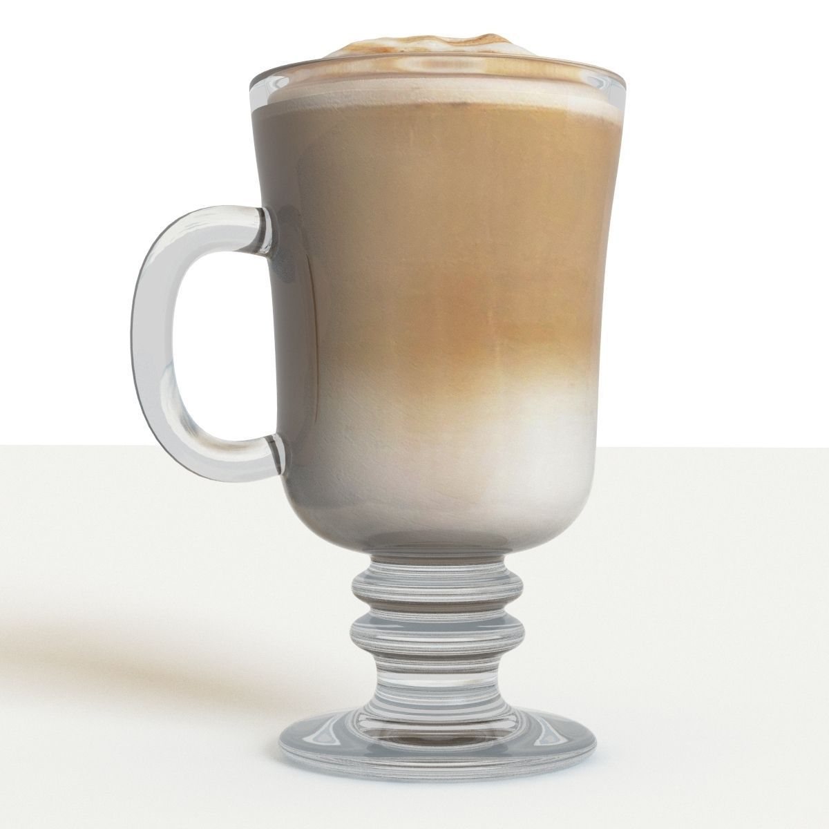 Coffee Latte 3D model_1