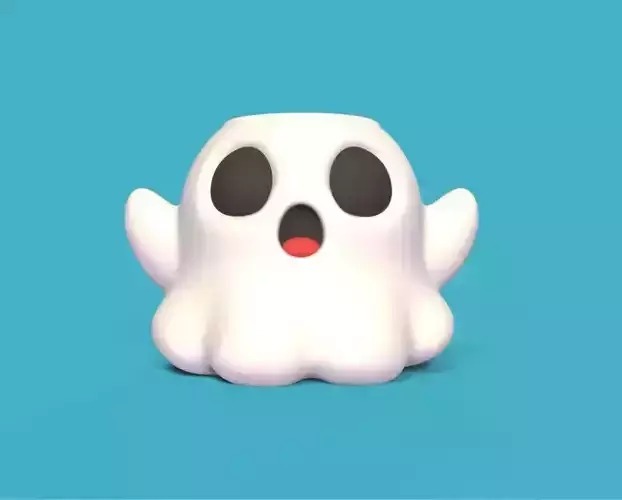 Ghost  Pot 3D print model