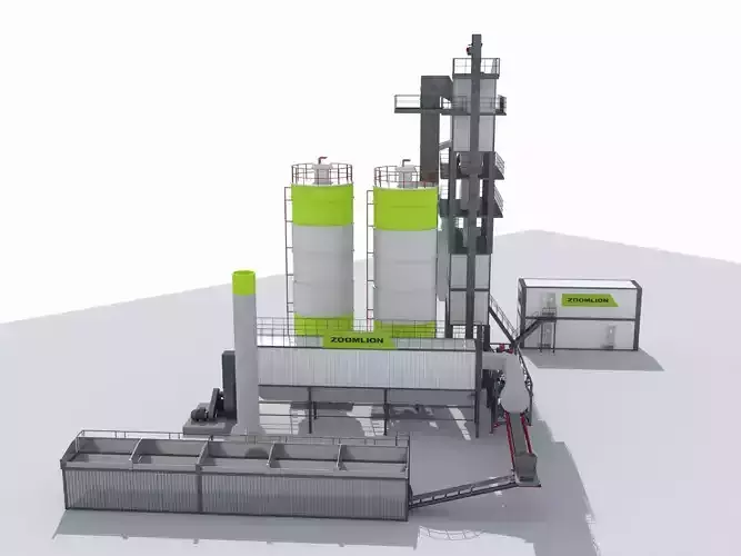 Concrete Batching Plant 3D model