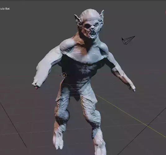 Bram Stokers Dracula Bat  STL 3D Model  3D print model
