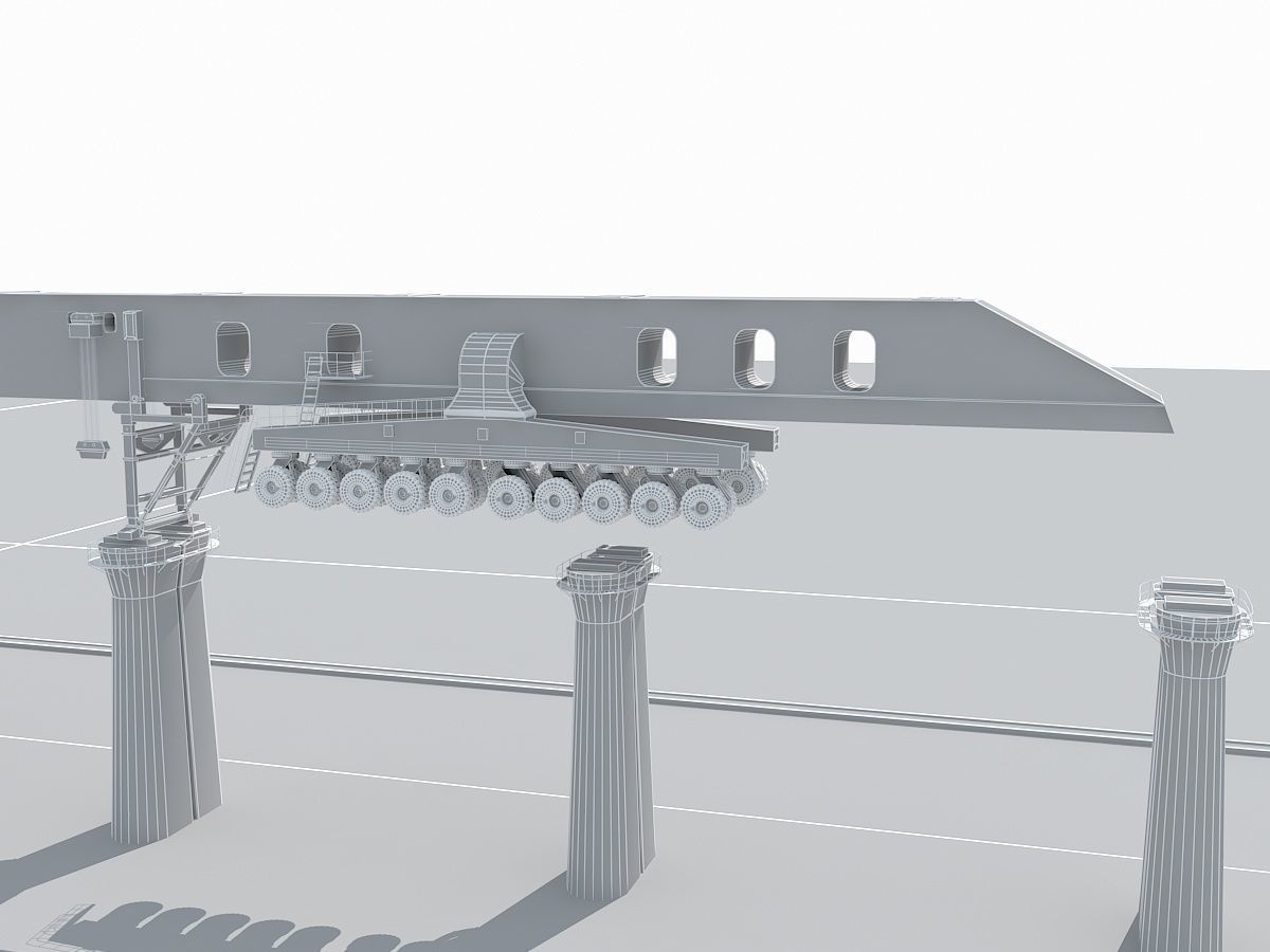 Overhead Crane 1 3D model_18