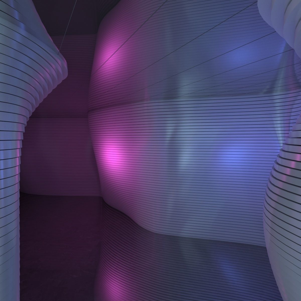  Exhibition Hall Front Desk 3D model_8