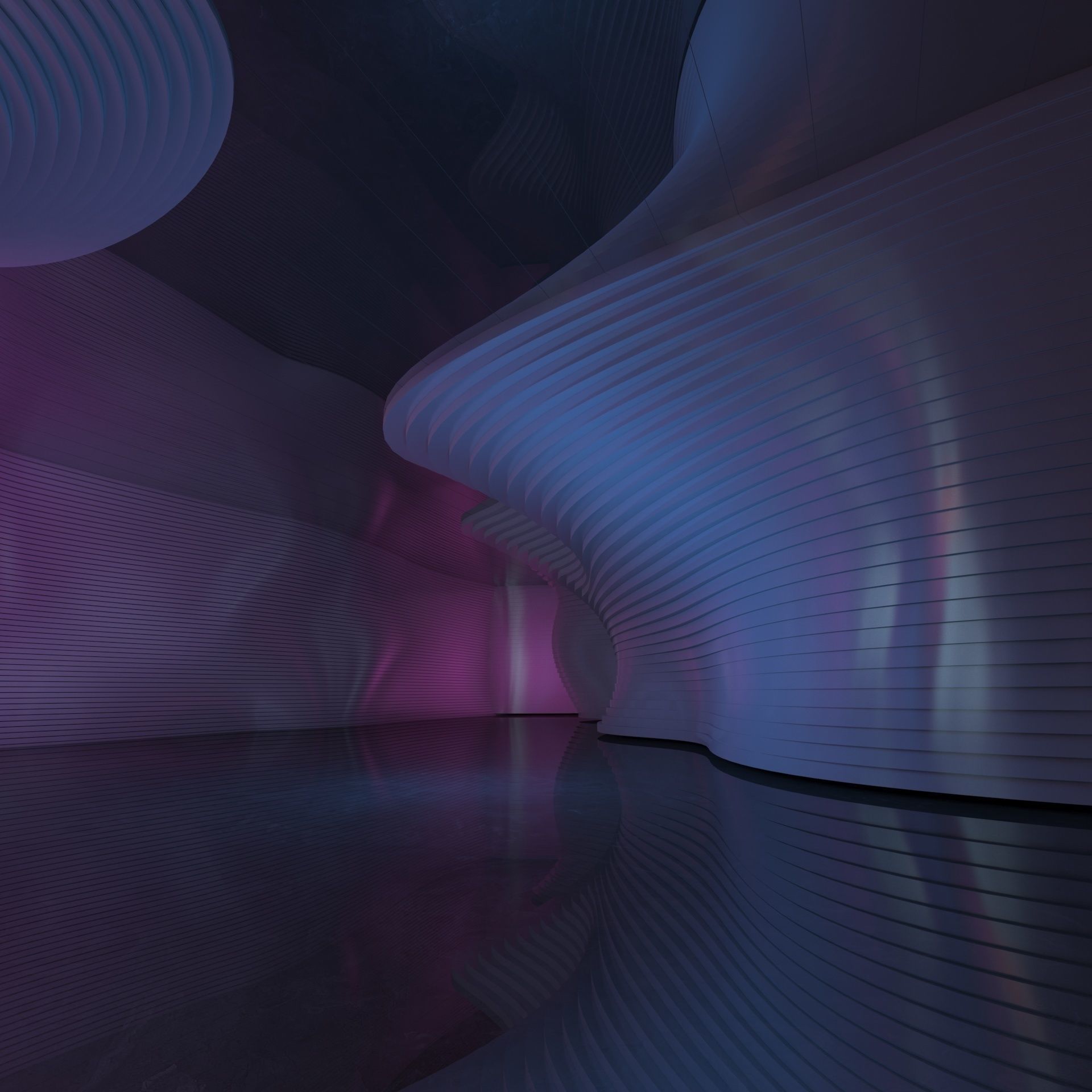  Exhibition Hall Front Desk 3D model_5