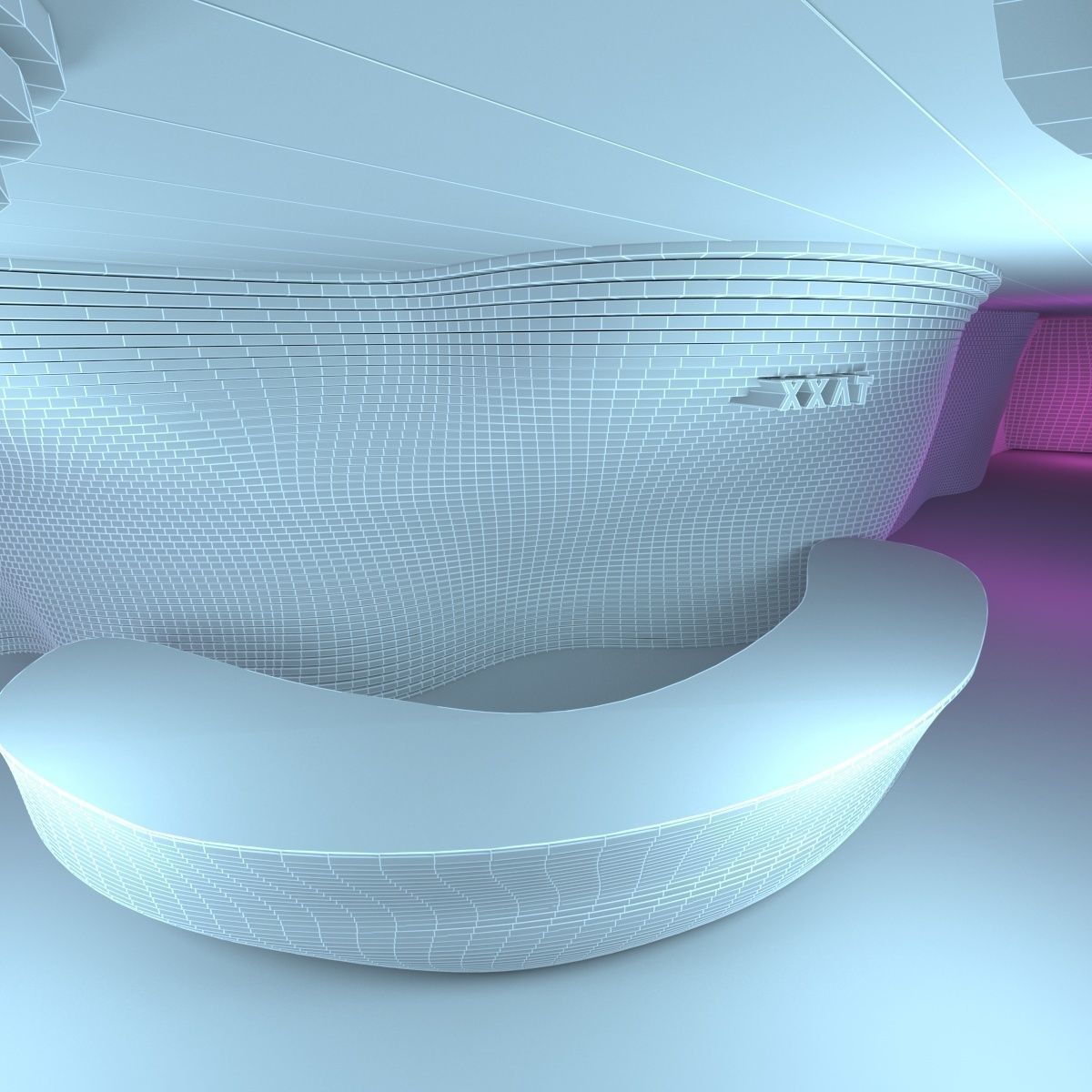  Exhibition Hall Front Desk 3D model_18