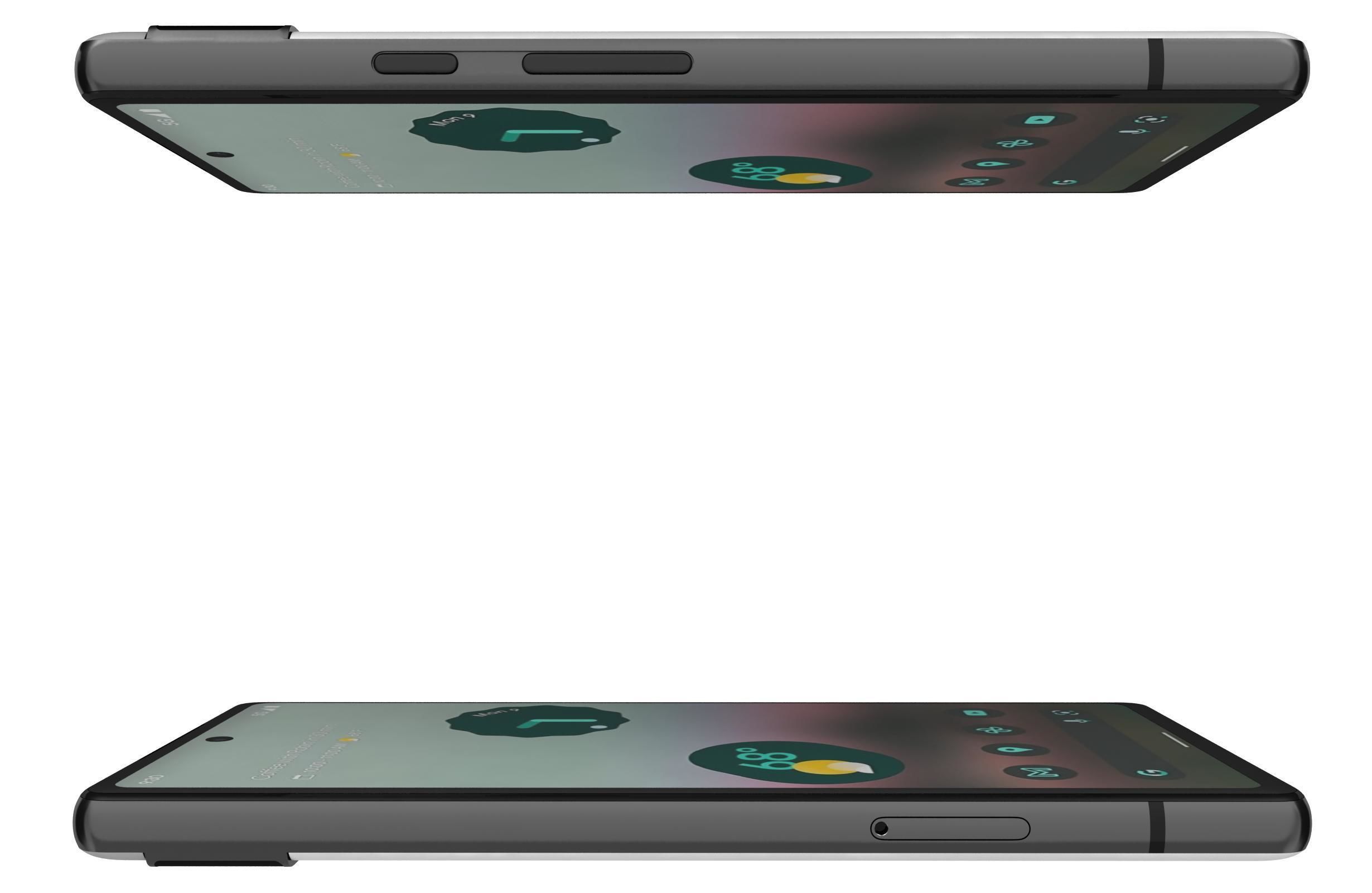 Google Pixel 6a White 3D model_8