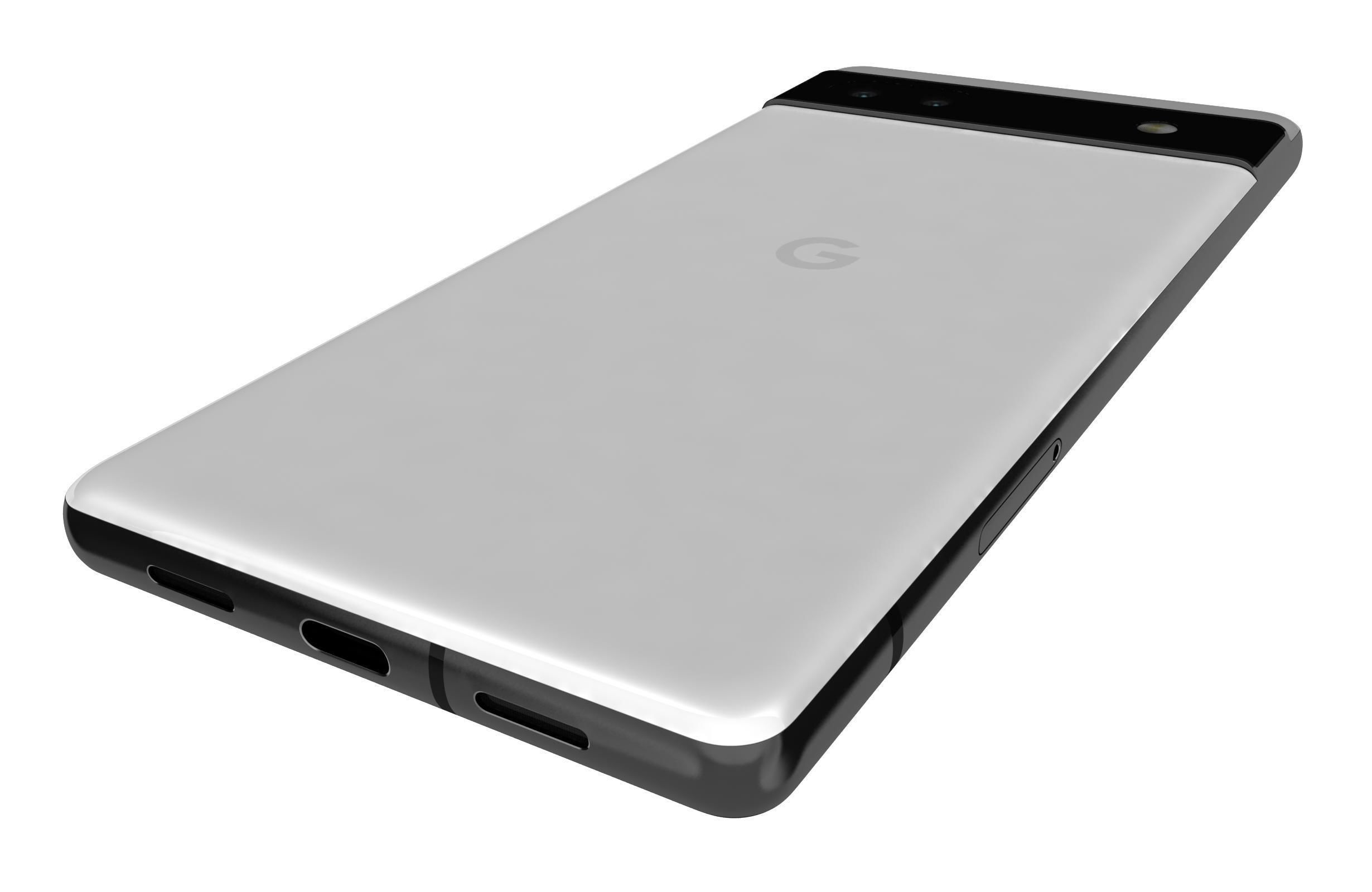 Google Pixel 6a White 3D model_13