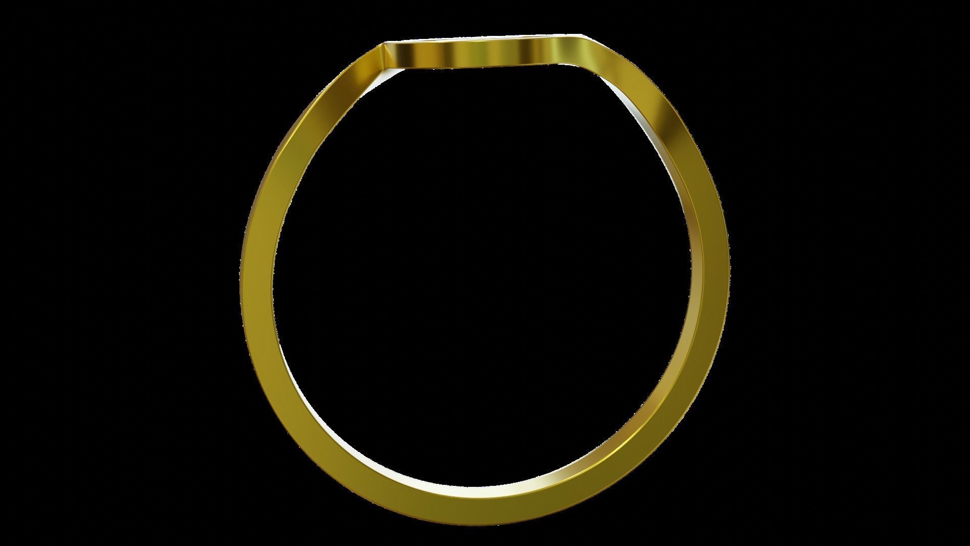 Ring Ying Yang with 2 Types 3D print model_38