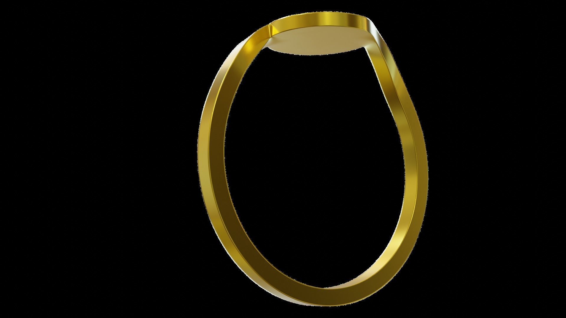 Ring Ying Yang with 2 Types 3D print model_35