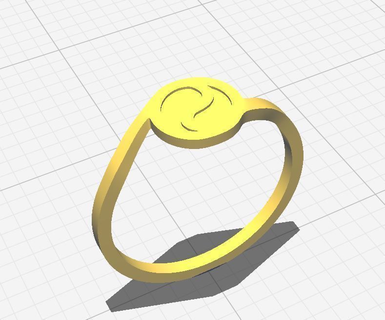 Ring Ying Yang with 2 Types 3D print model_24