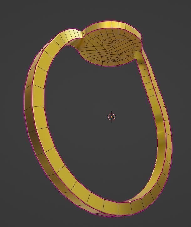 Ring Ying Yang with 2 Types 3D print model_17