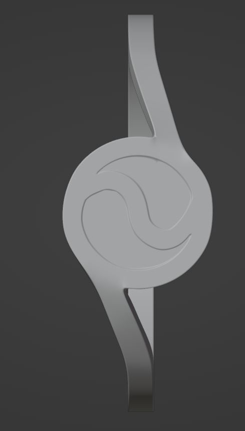 Ring Ying Yang with 2 Types 3D print model_22