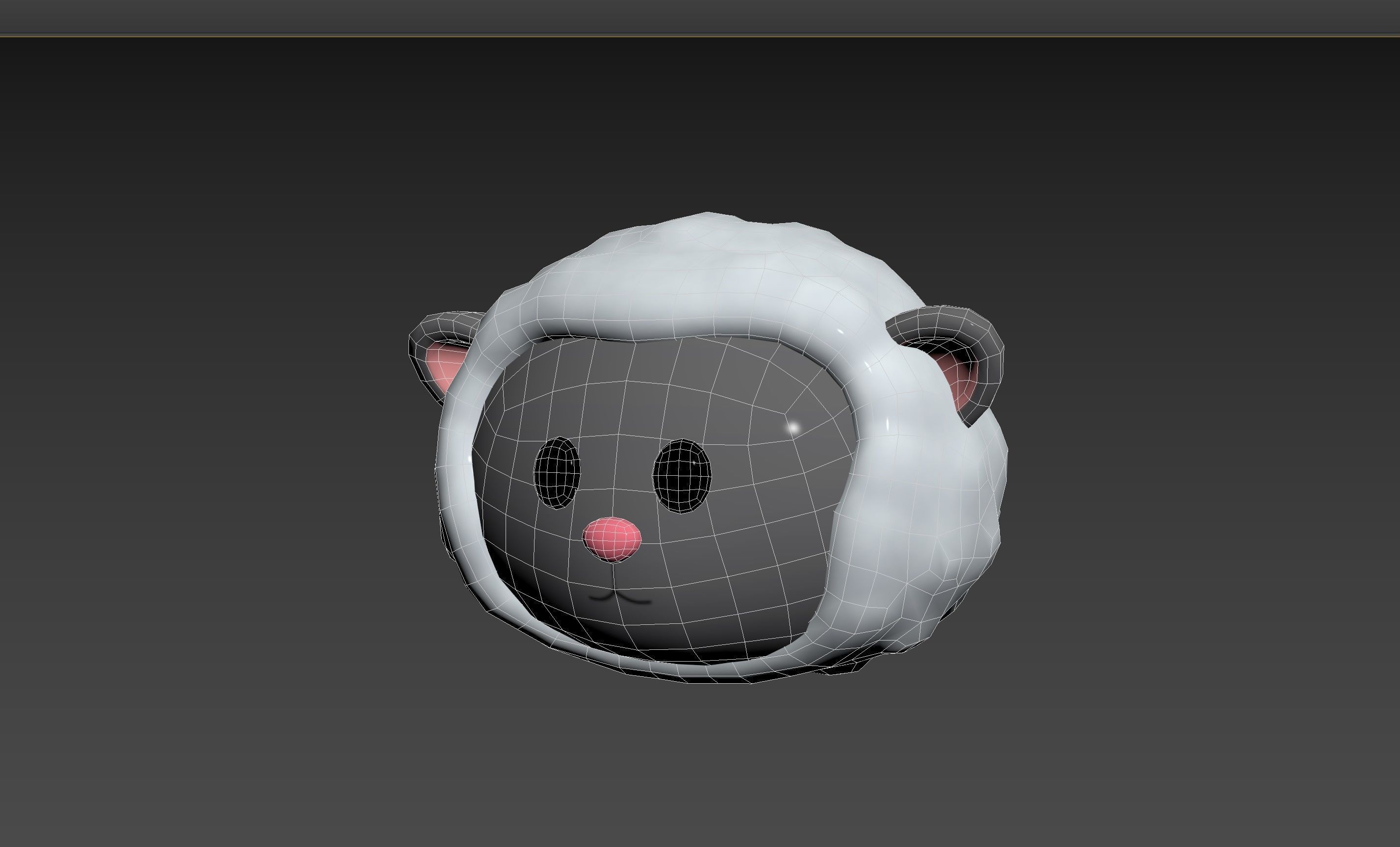 Prop154 Sheep Head 3D model_11