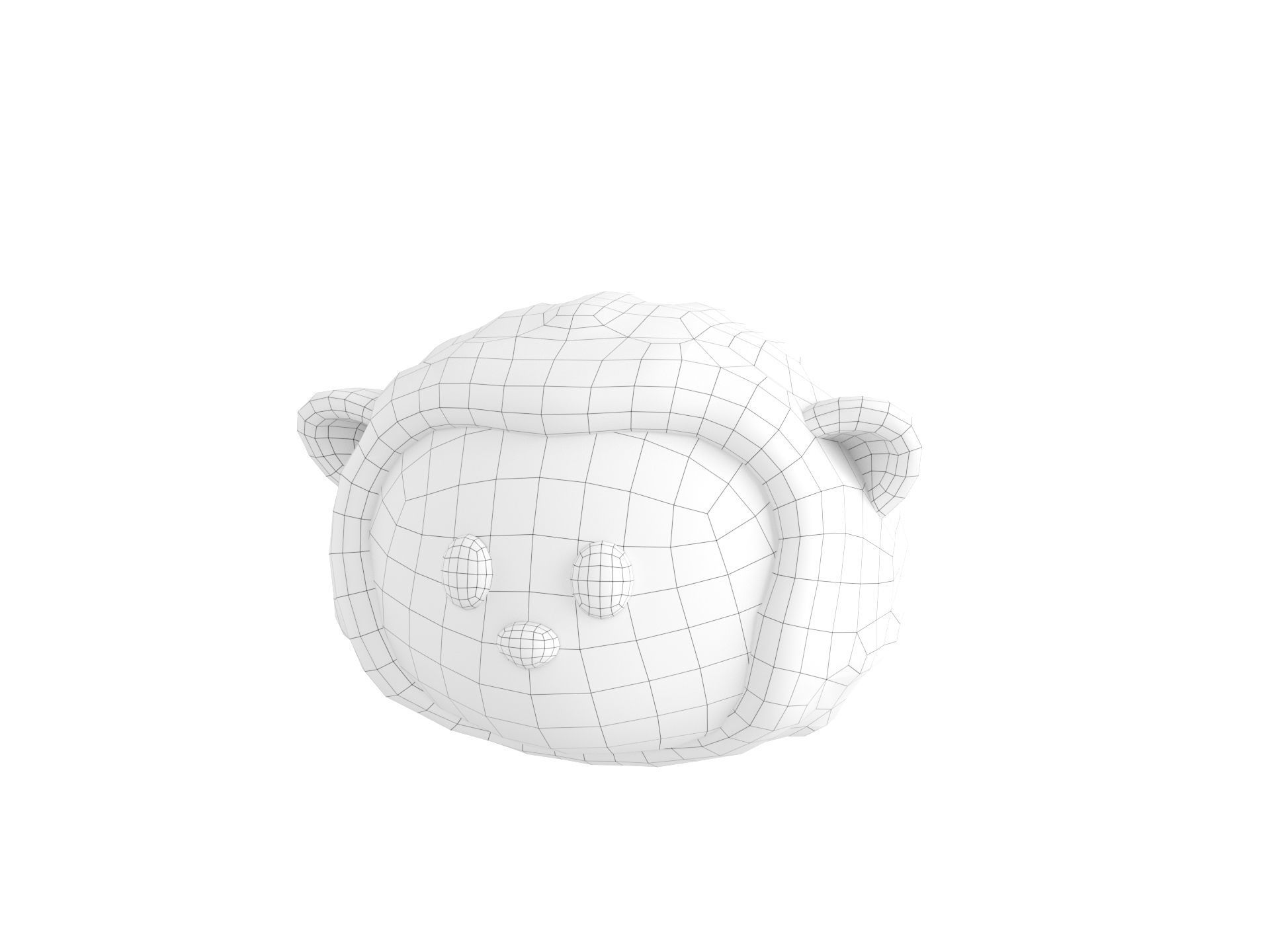 Prop154 Sheep Head 3D model_26