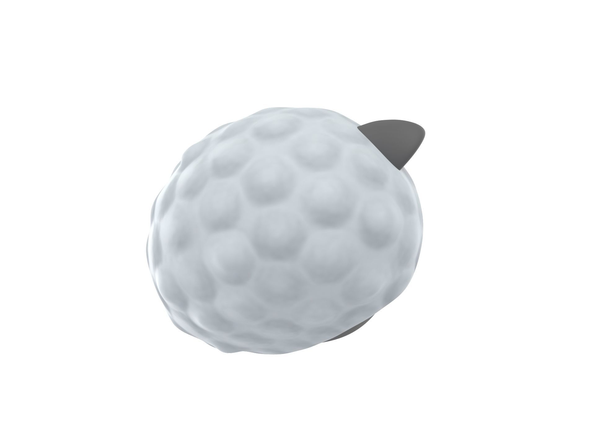 Prop154 Sheep Head 3D model_4