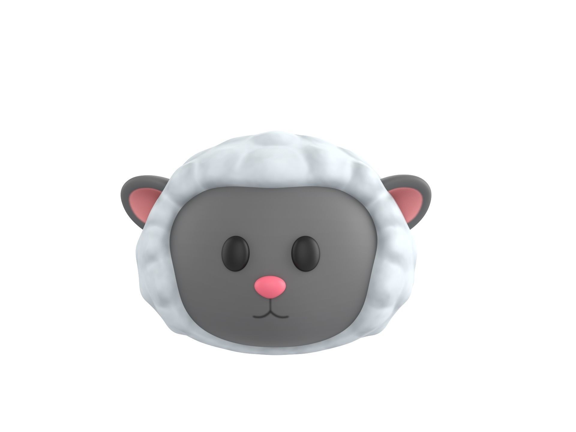 Prop154 Sheep Head 3D model_1
