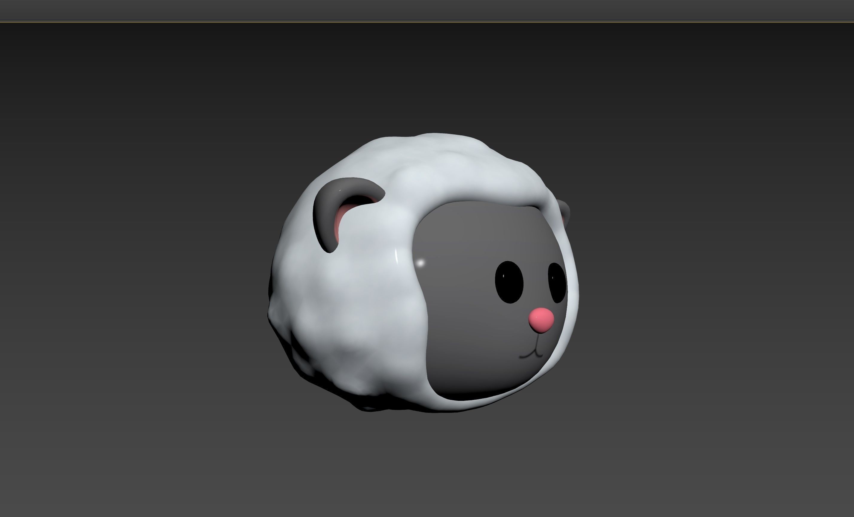 Prop154 Sheep Head 3D model_16