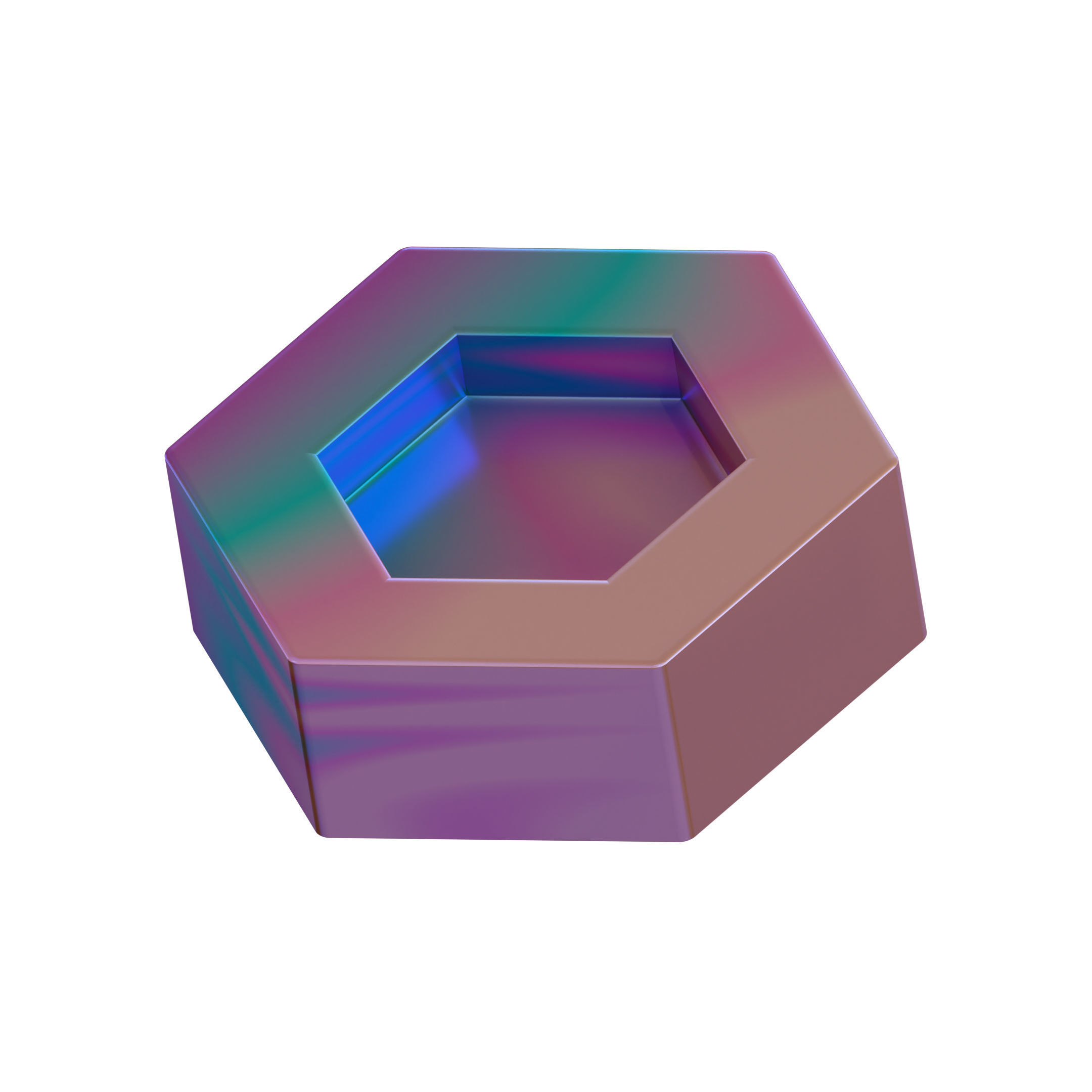 Abstract Geometric Shape Icon Pack 3D Model Low-poly 3D model_6