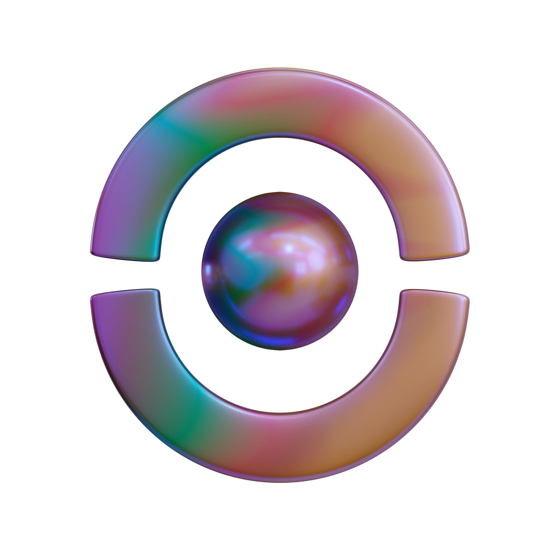 Abstract Geometric Shape Icon Pack 3D Model Low-poly 3D model_58