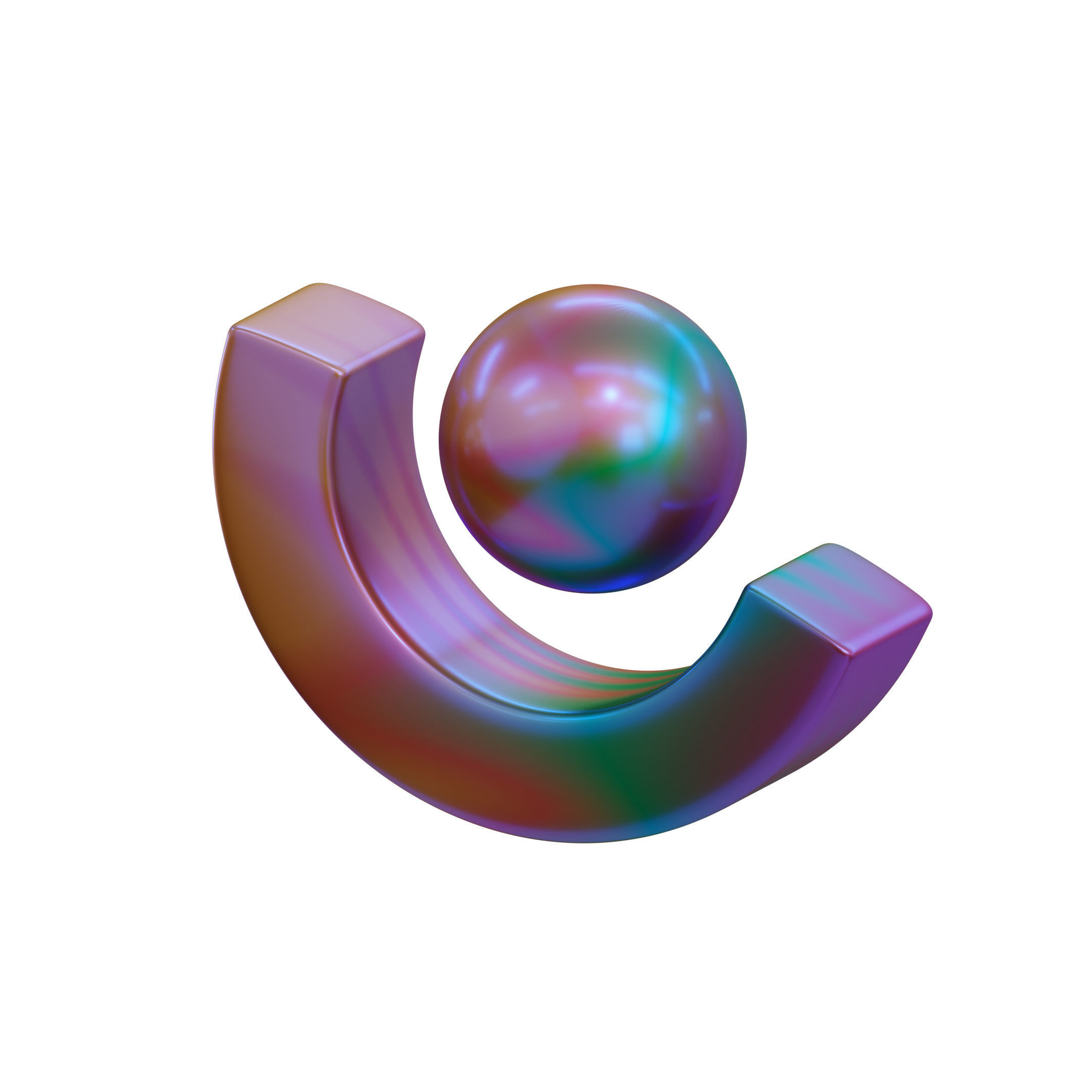 Abstract Geometric Shape Icon Pack 3D Model Low-poly 3D model_32