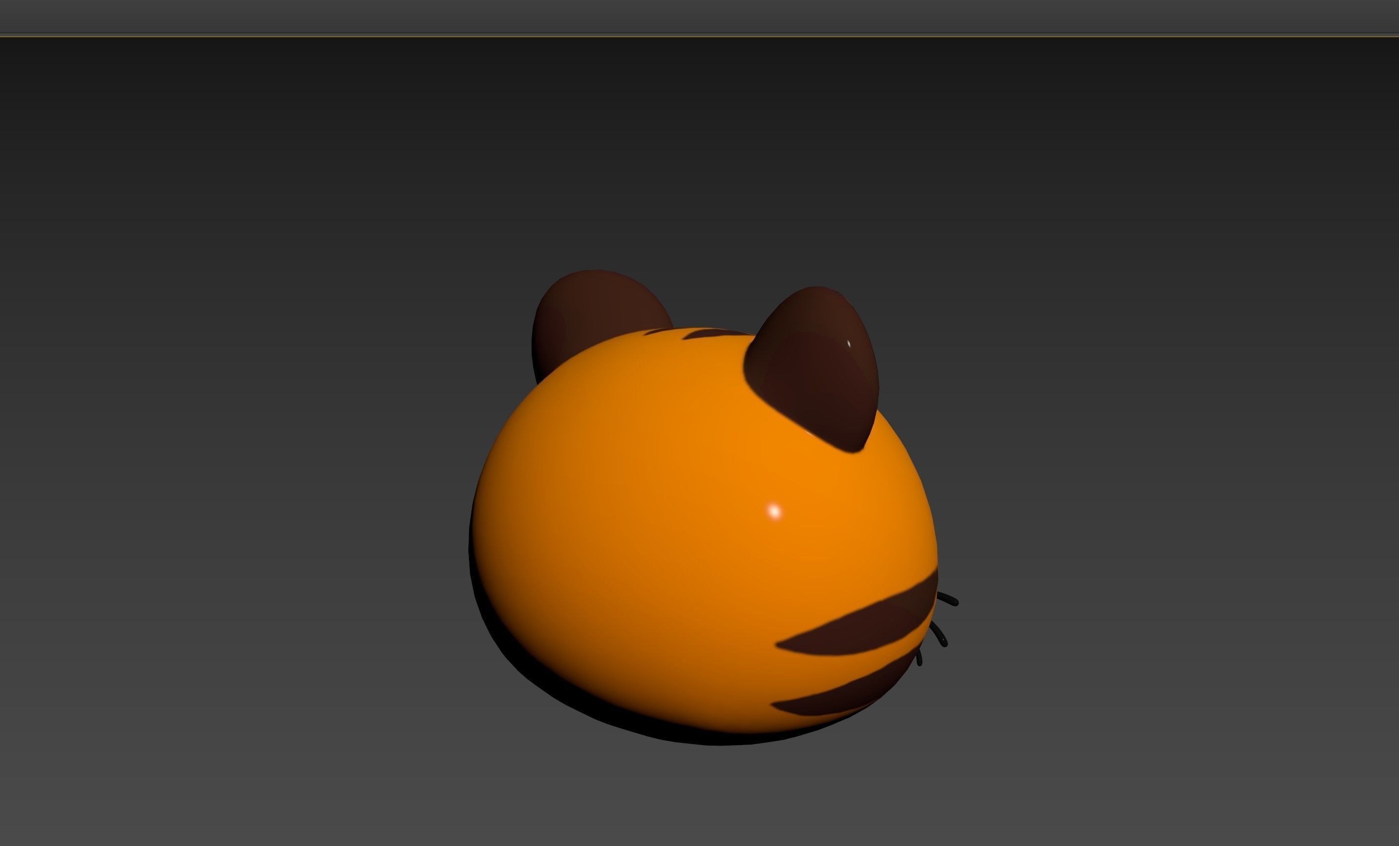 Prop157 Tiger Head 3D model_18