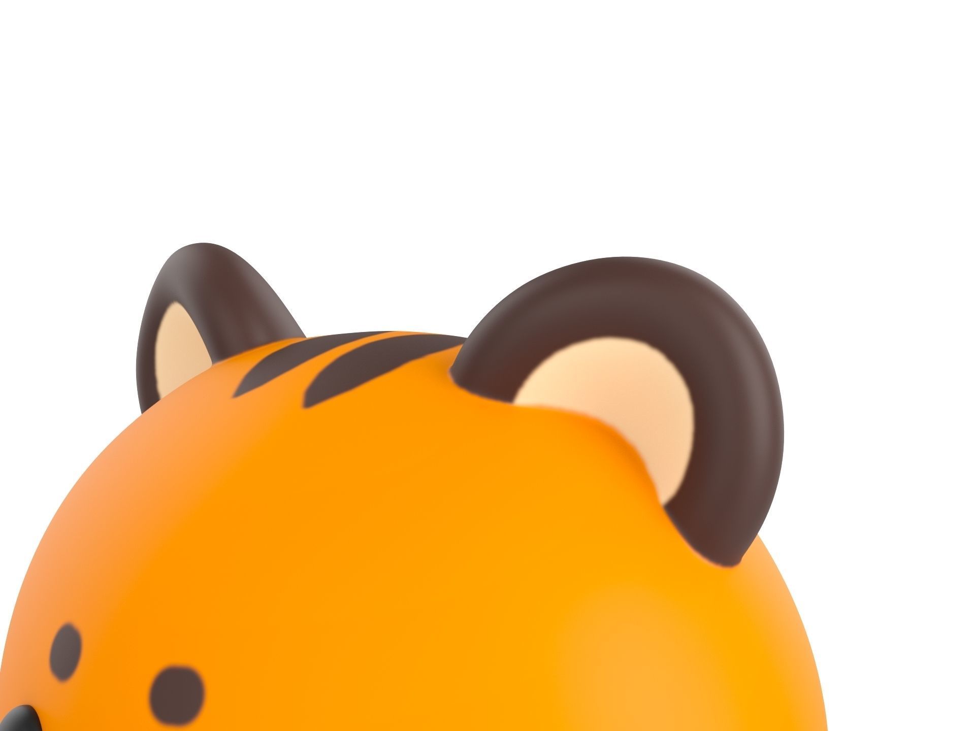 Prop157 Tiger Head 3D model_9