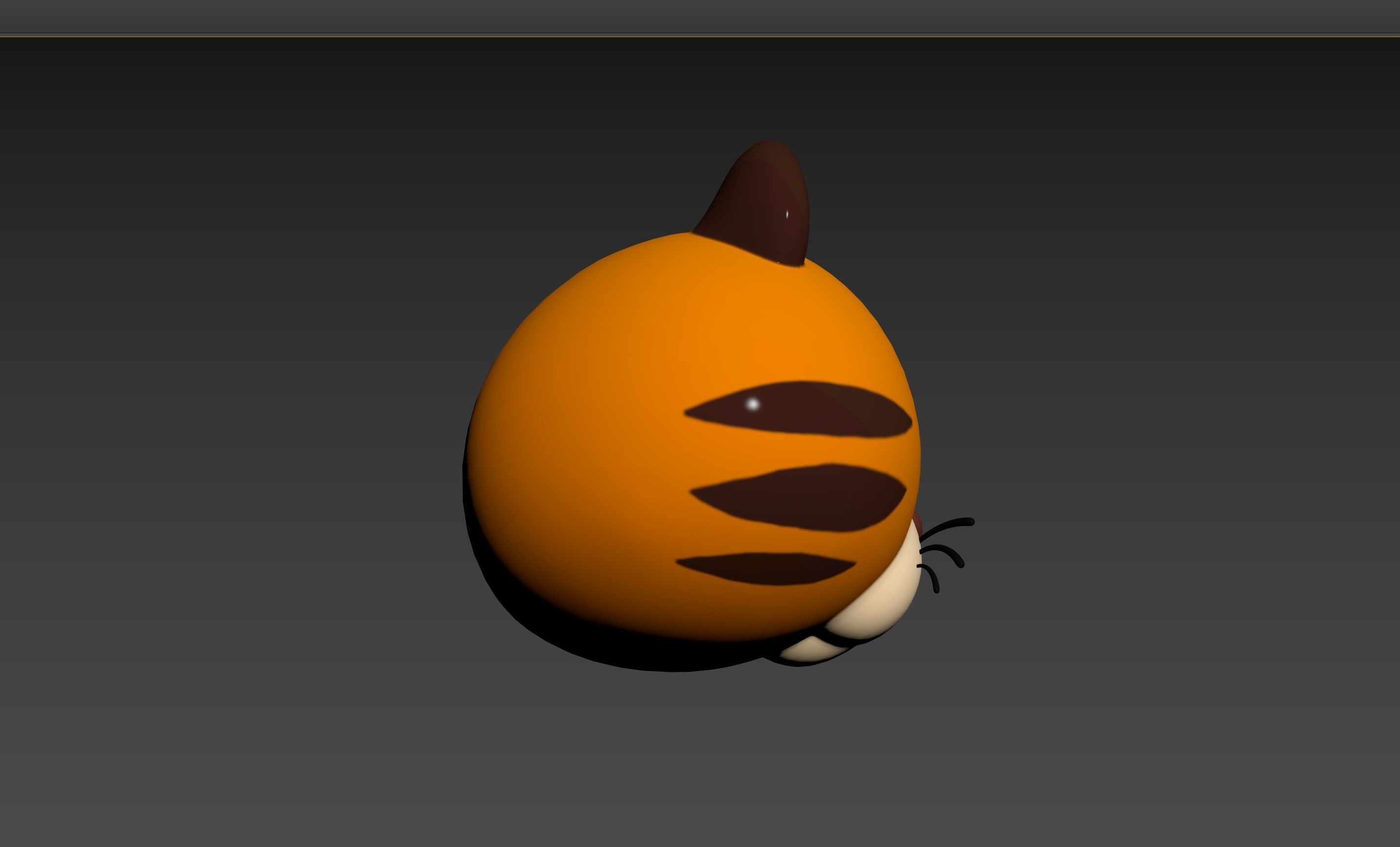 Prop157 Tiger Head 3D model_17