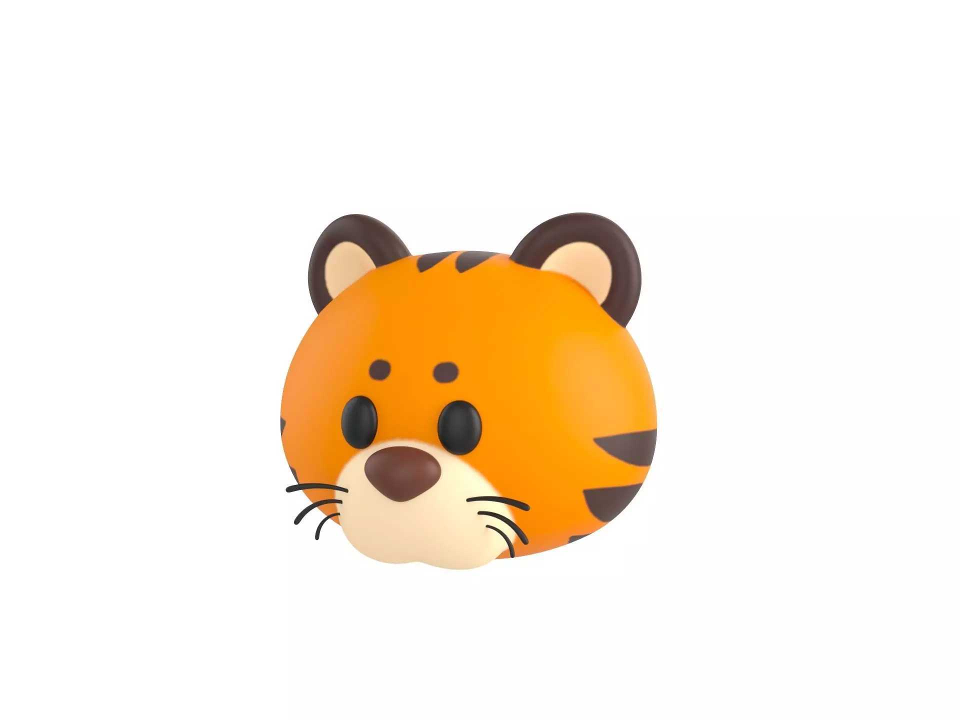 Prop157 Tiger Head 3D model_0