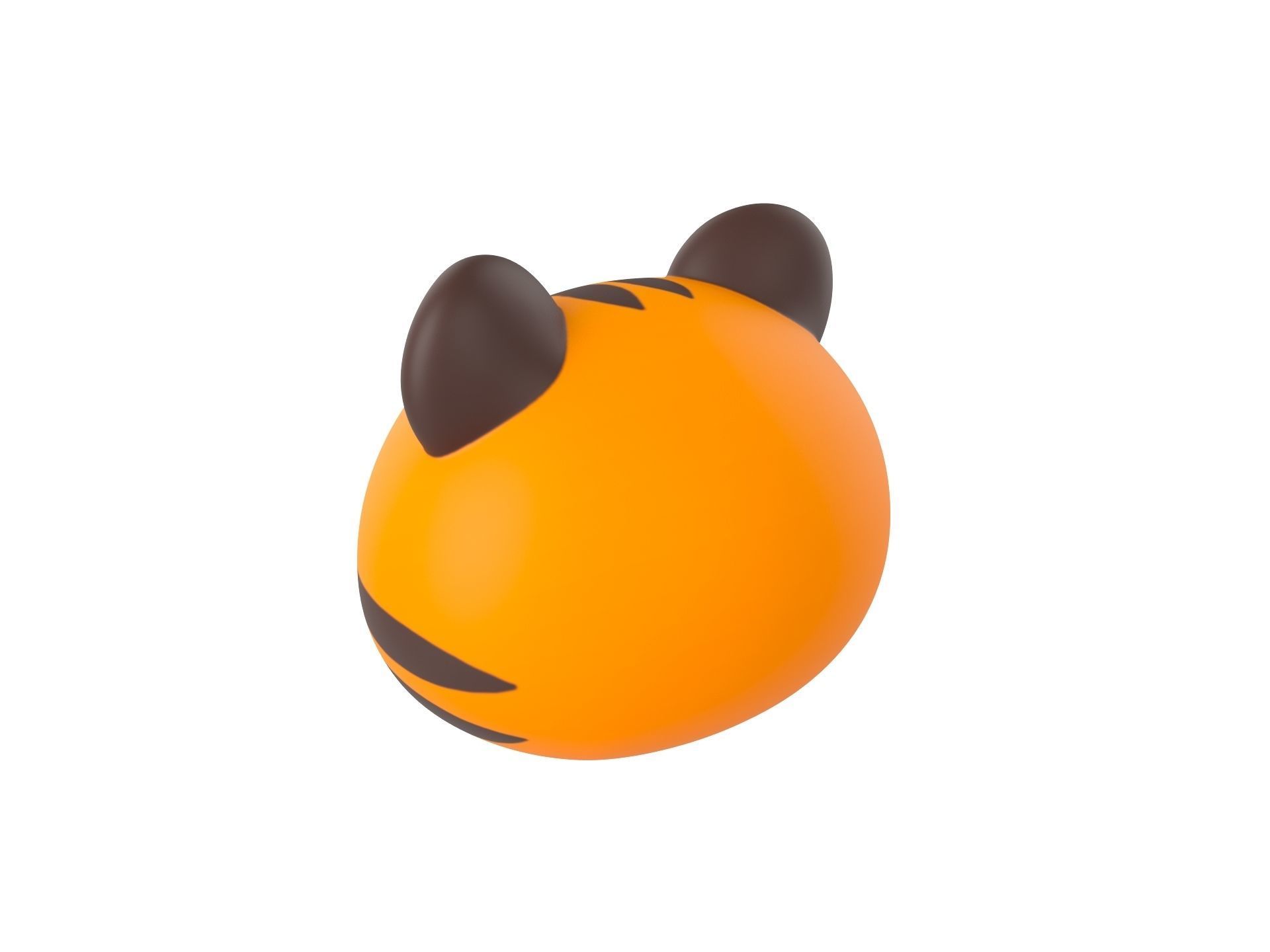 Prop157 Tiger Head 3D model_6