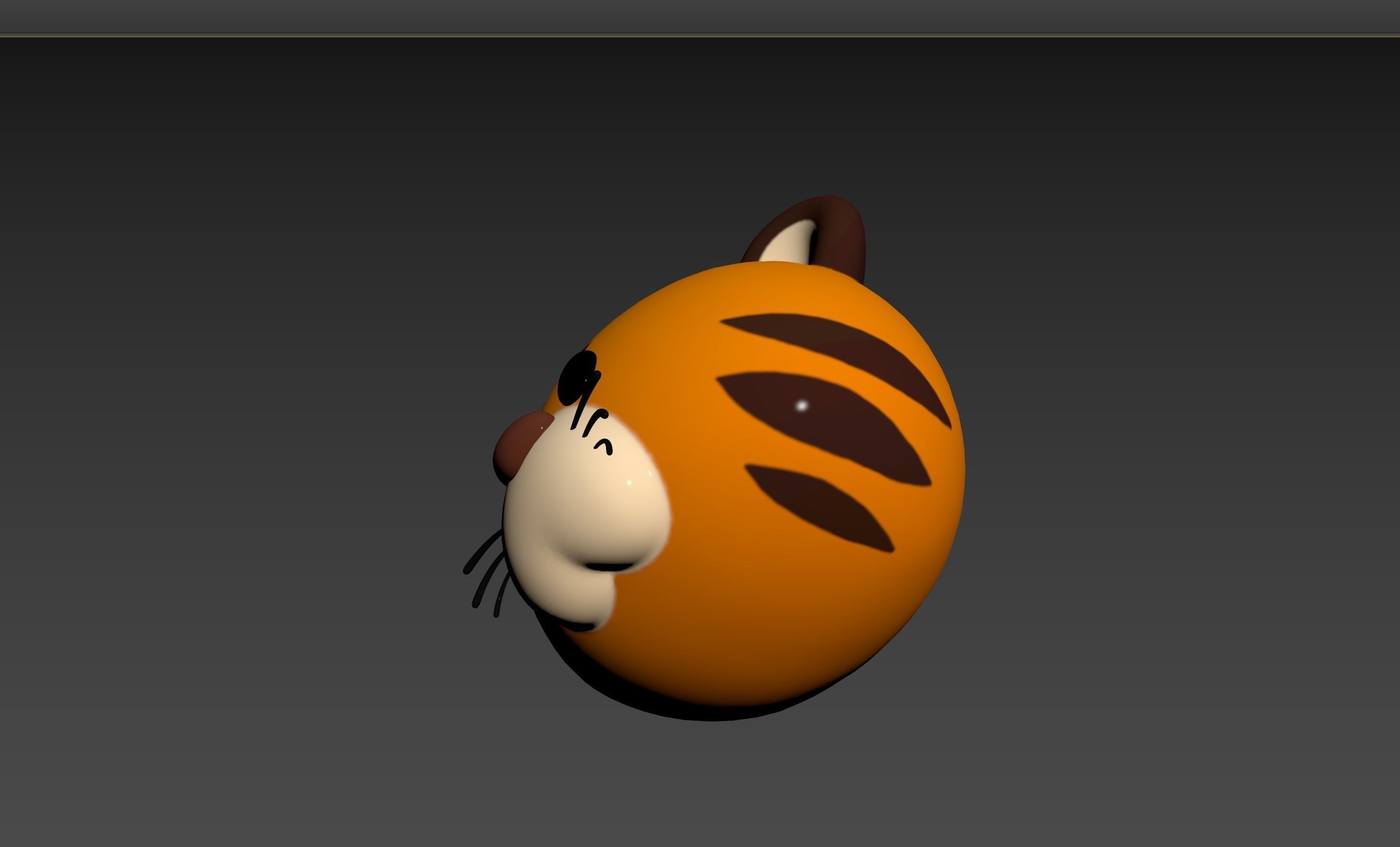Prop157 Tiger Head 3D model_22