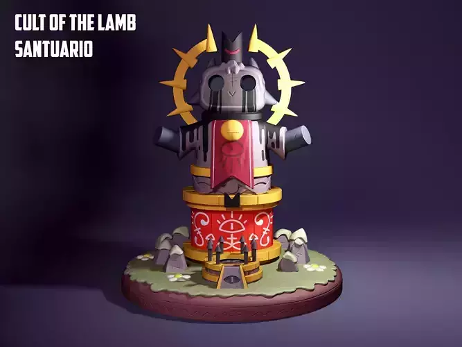 Cult of the Lamb - Santuario 3D print model
