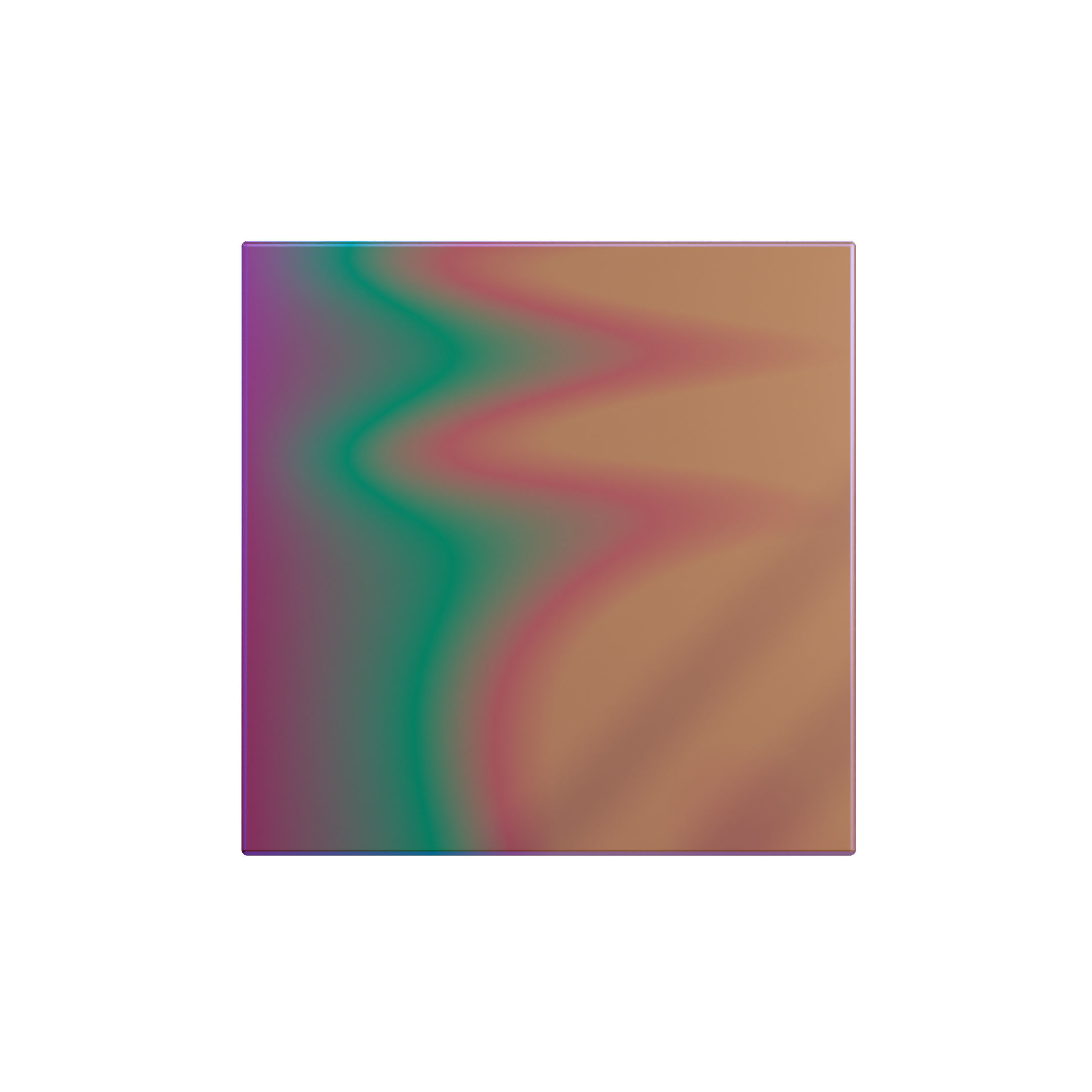 Cube Geometric Shape Low-poly 3D model_1