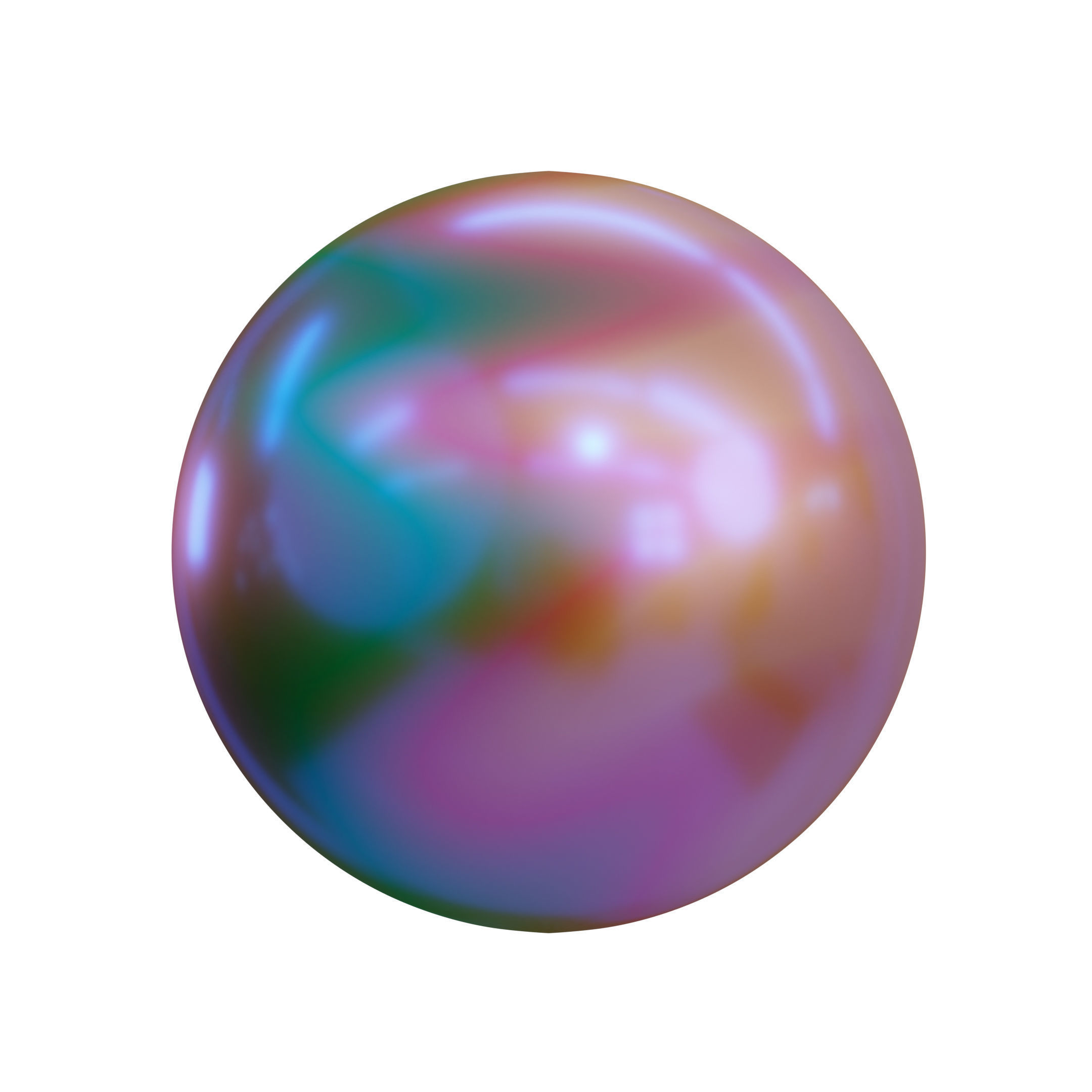 Sphere Geometric Shape Low-poly 3D model_1